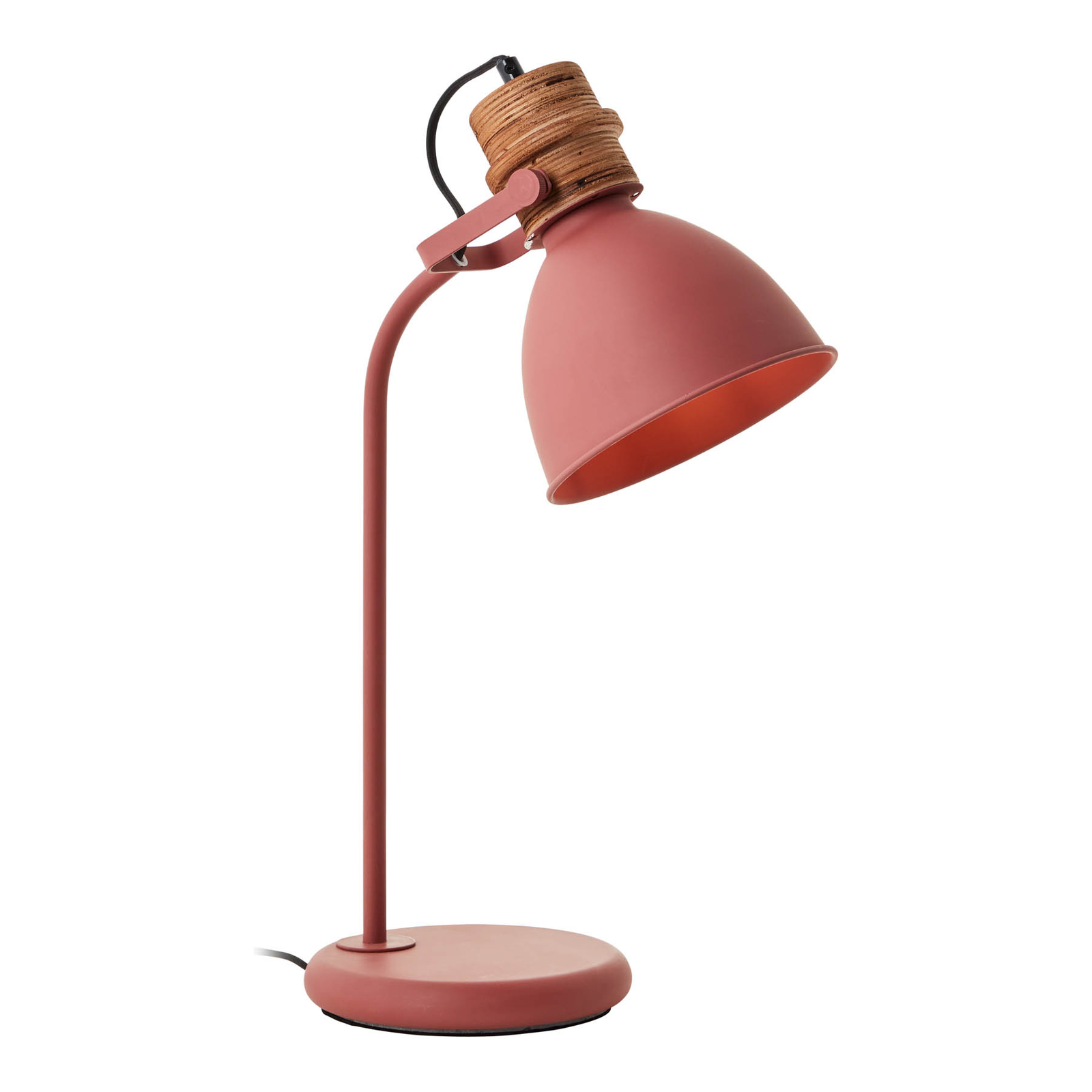 Erena table lamp, swivelling head, red