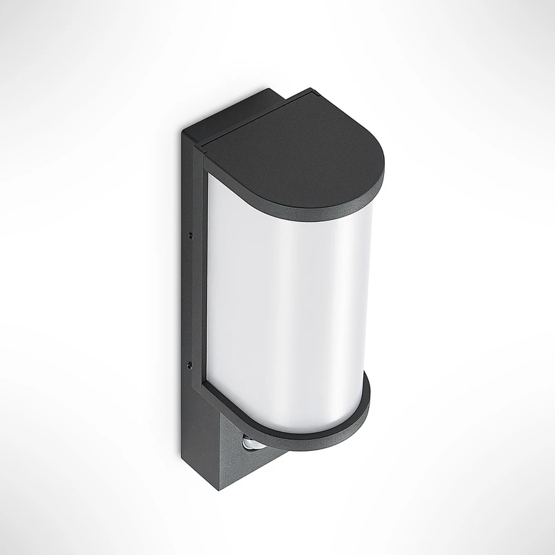 Lucande - Jokum LED OutdoorWall Lamp w/Sensor Graphite