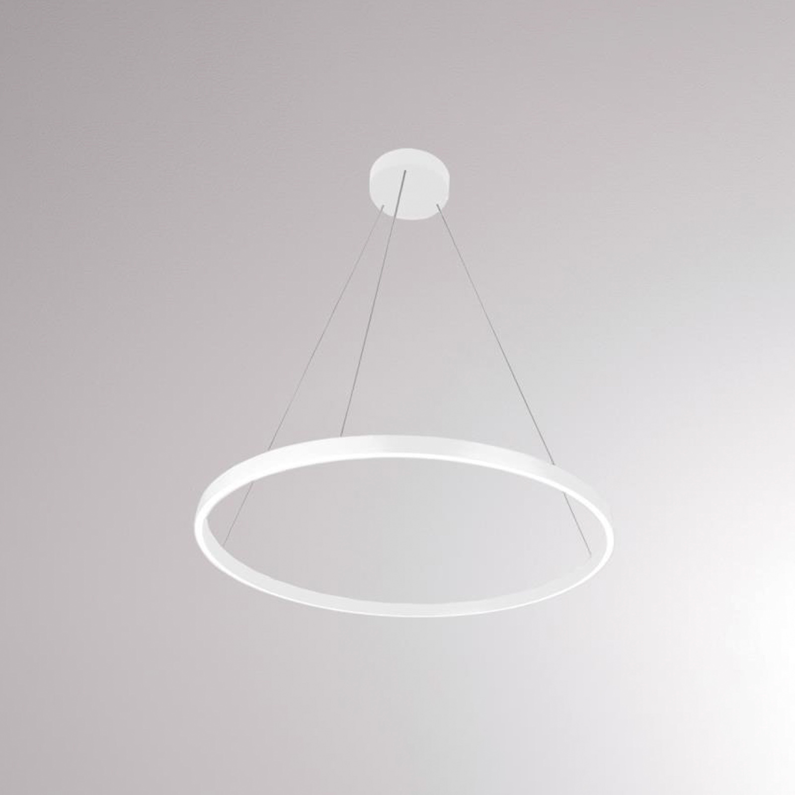 Perfora M LED-Pendellampe Ø 60 cm weiß