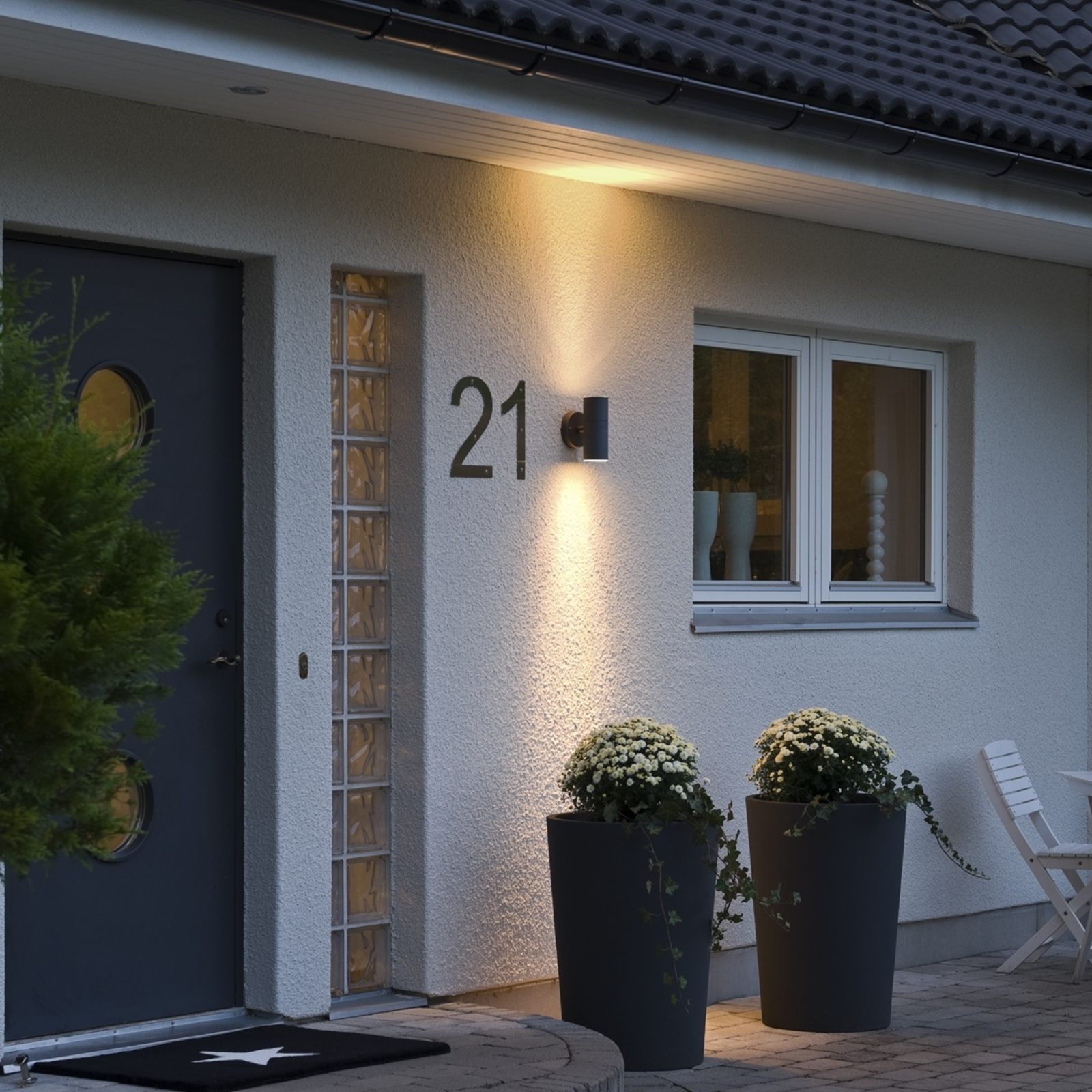 Außenwandleuchte New Modena 2-flg.