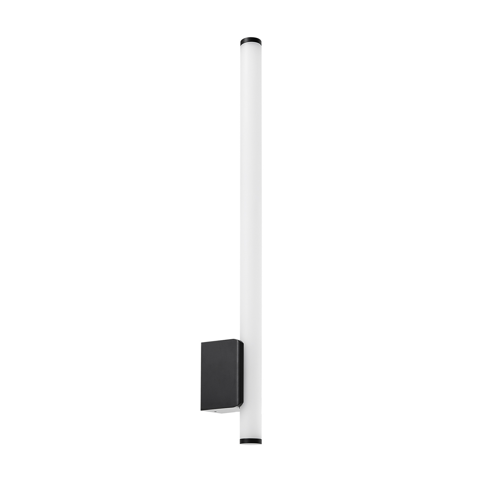 Kinkiet LED VINA UP M, czarny, wysokość 60 cm, IP44, CCT