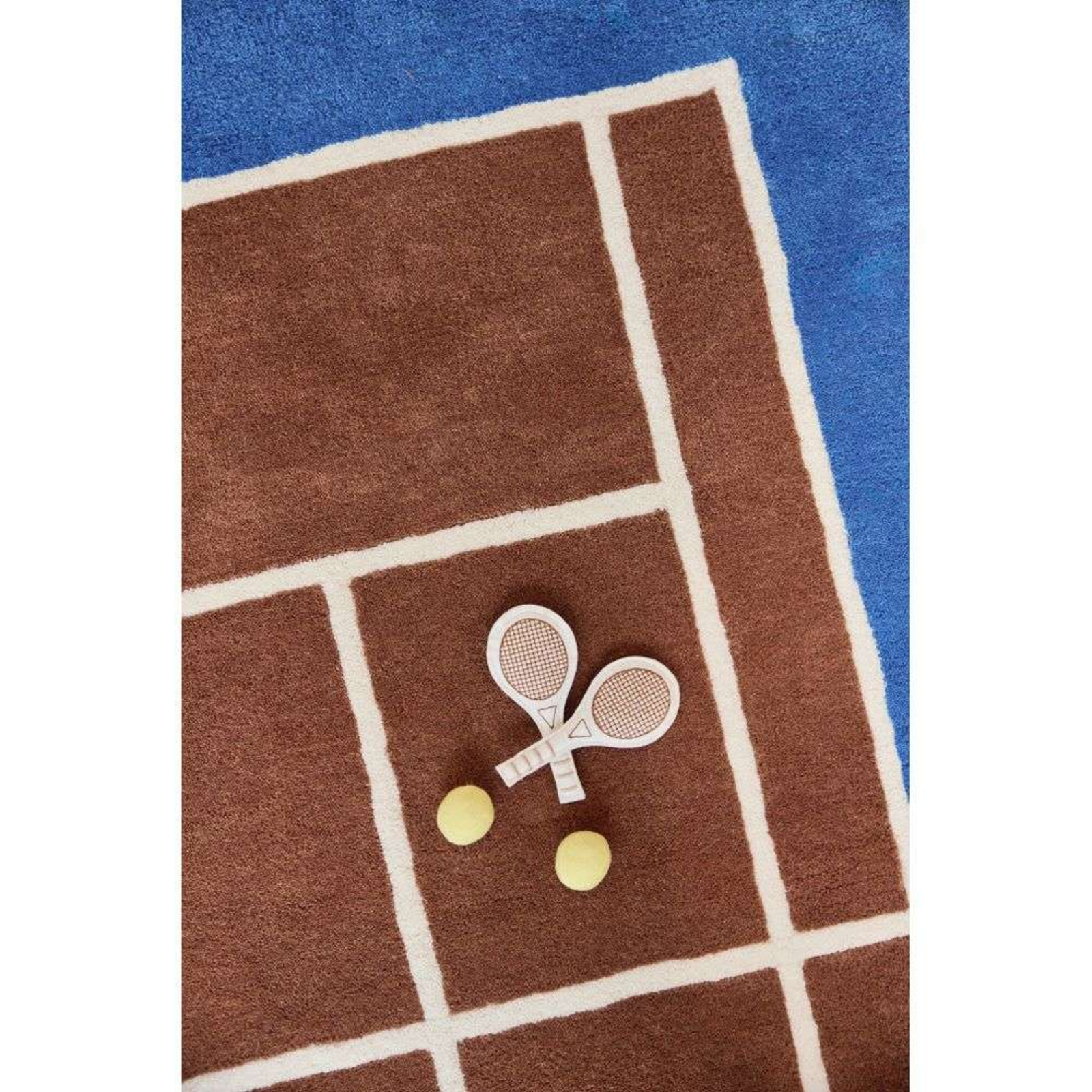 Tennis Szőnyeg Caramel/Optic Kék - OYOY Living Design