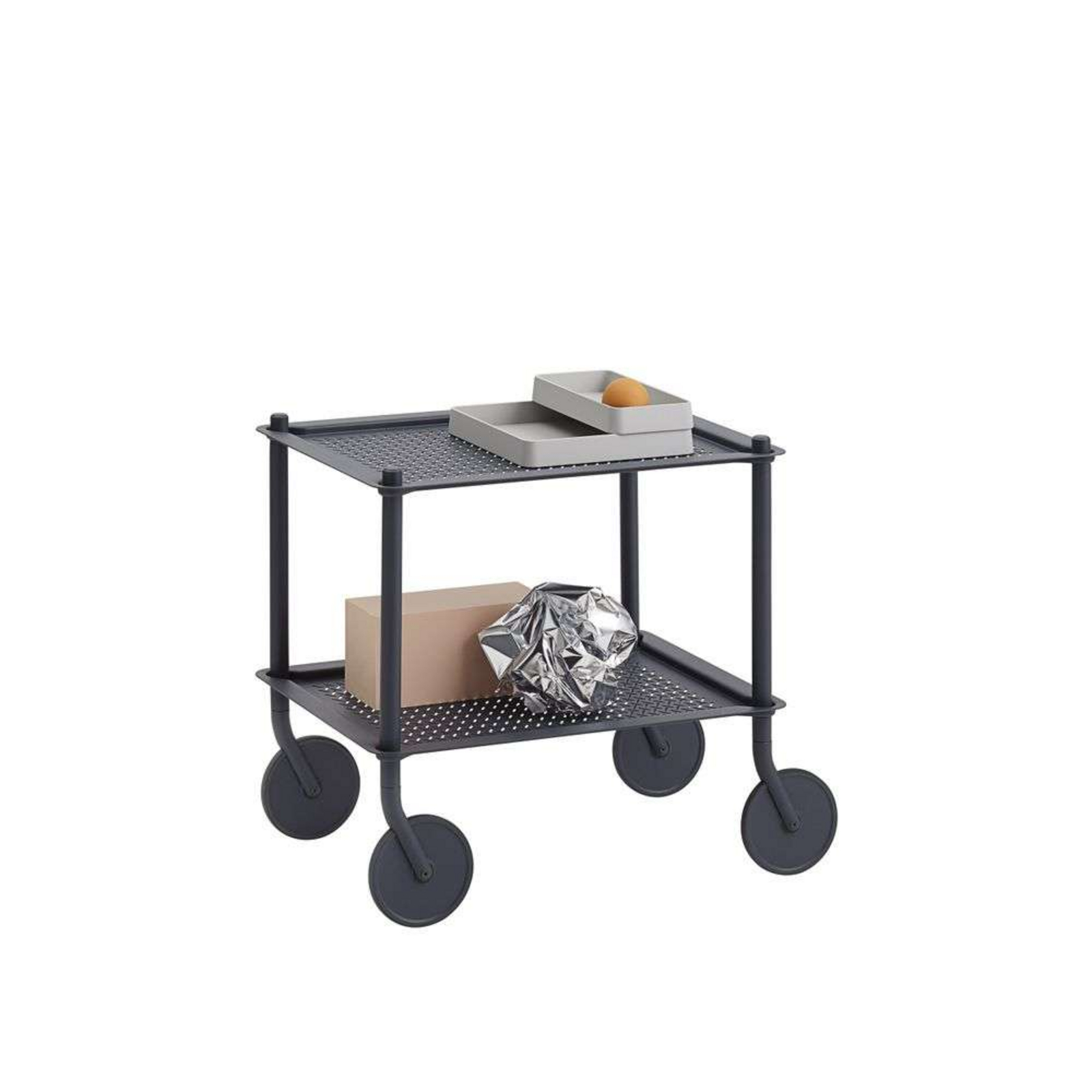 Flow Trolley 2-Layer Blue-Grey - Muuto