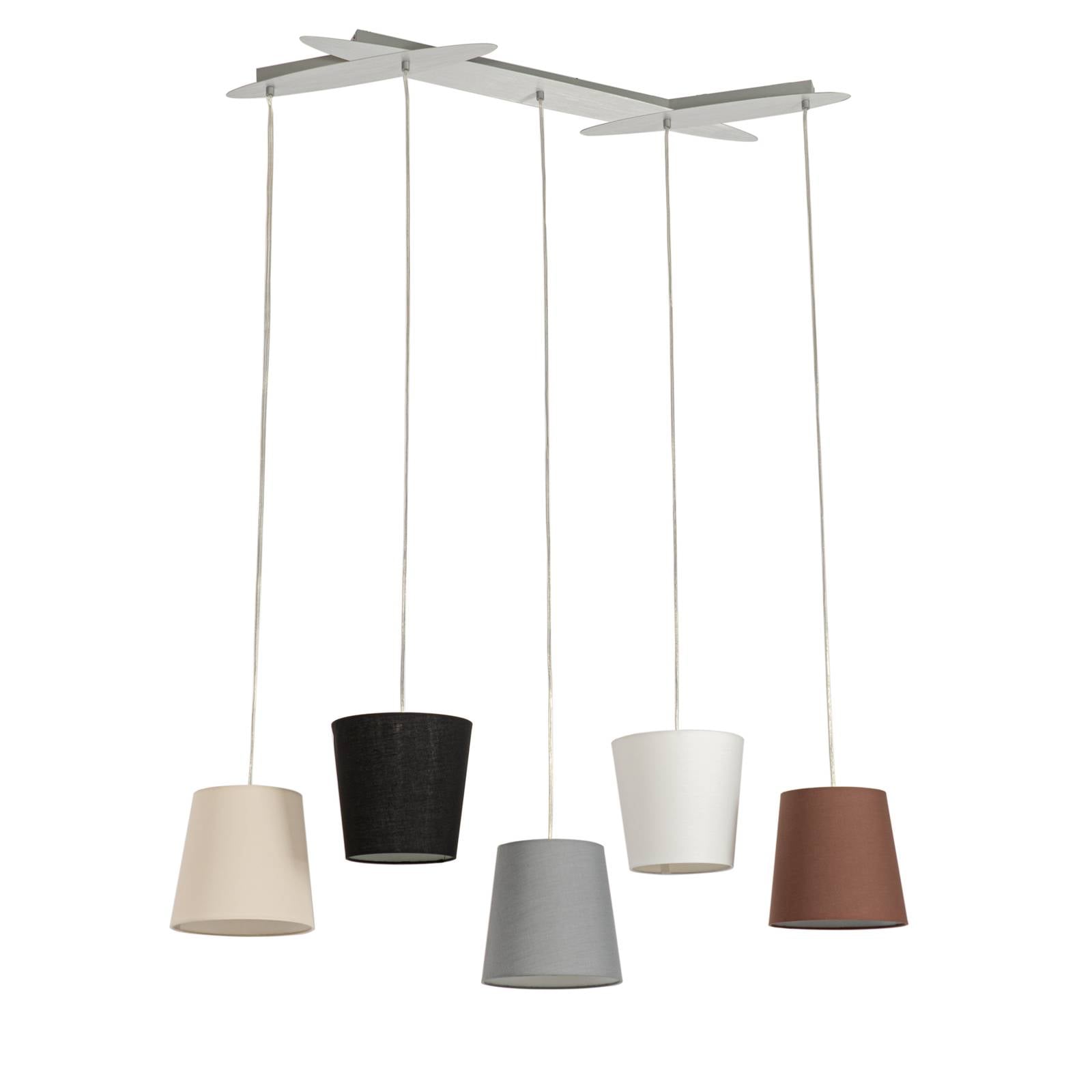 Lucande Thamila Hängeleuchte, multicolour, Alu