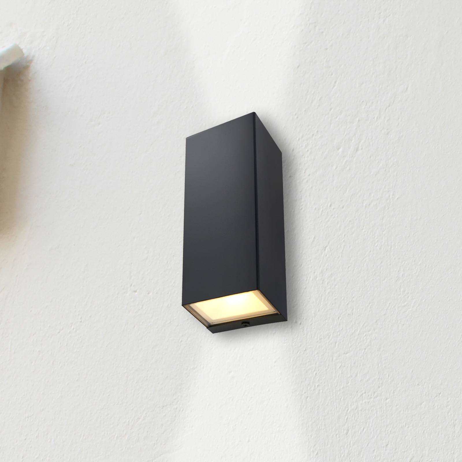 LED kültéri fali lámpa Luca, up-/downlight, fekete