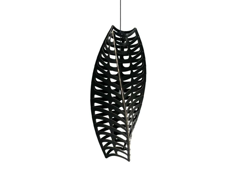 david trubridge - Toru Pendelleuchte Medium 2 Sides Black