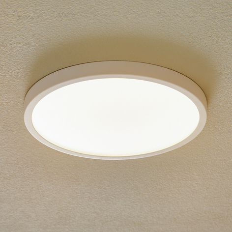 Vika LED ceiling light, round, white