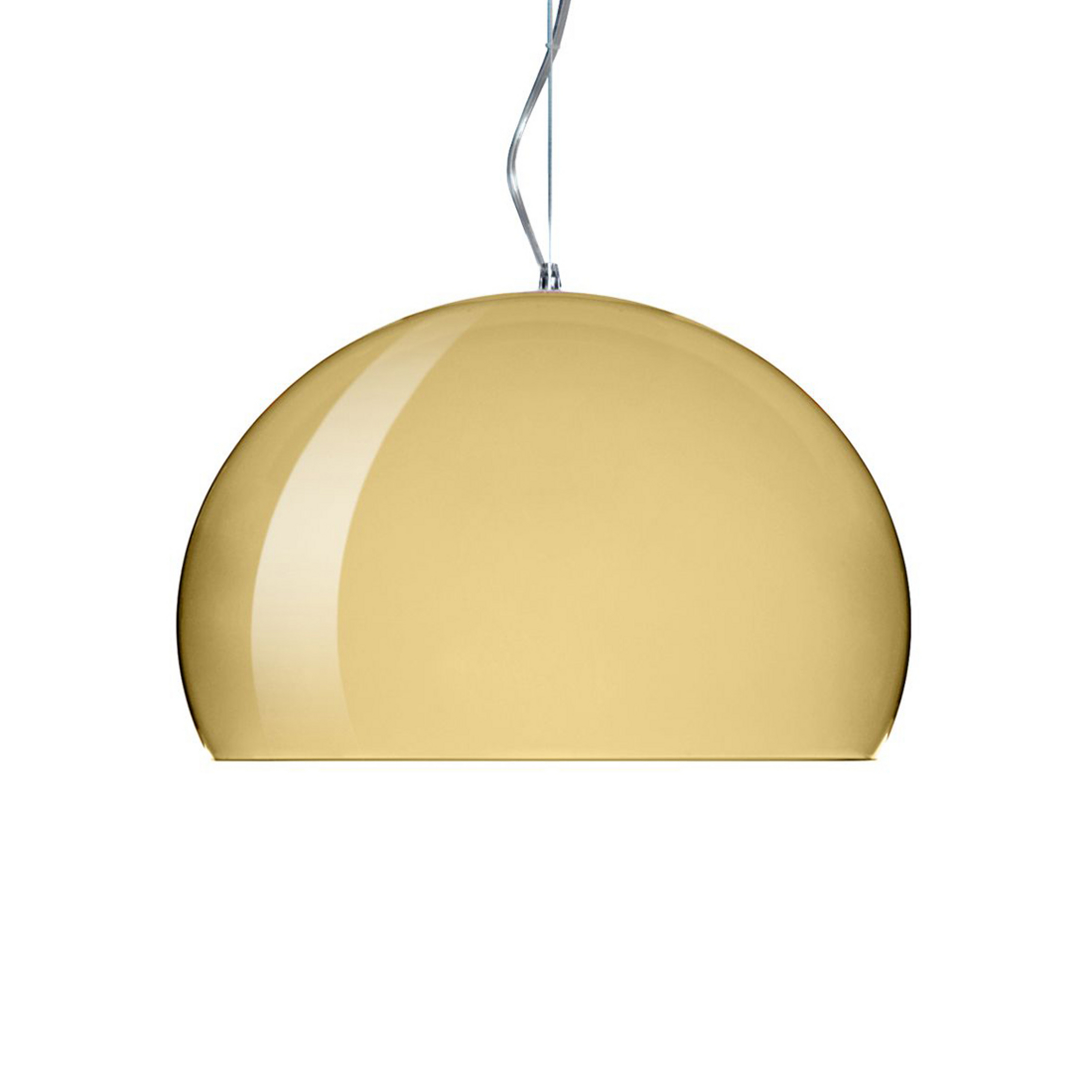 Kartell Small FL/Y LED-Hängeleuchte gold