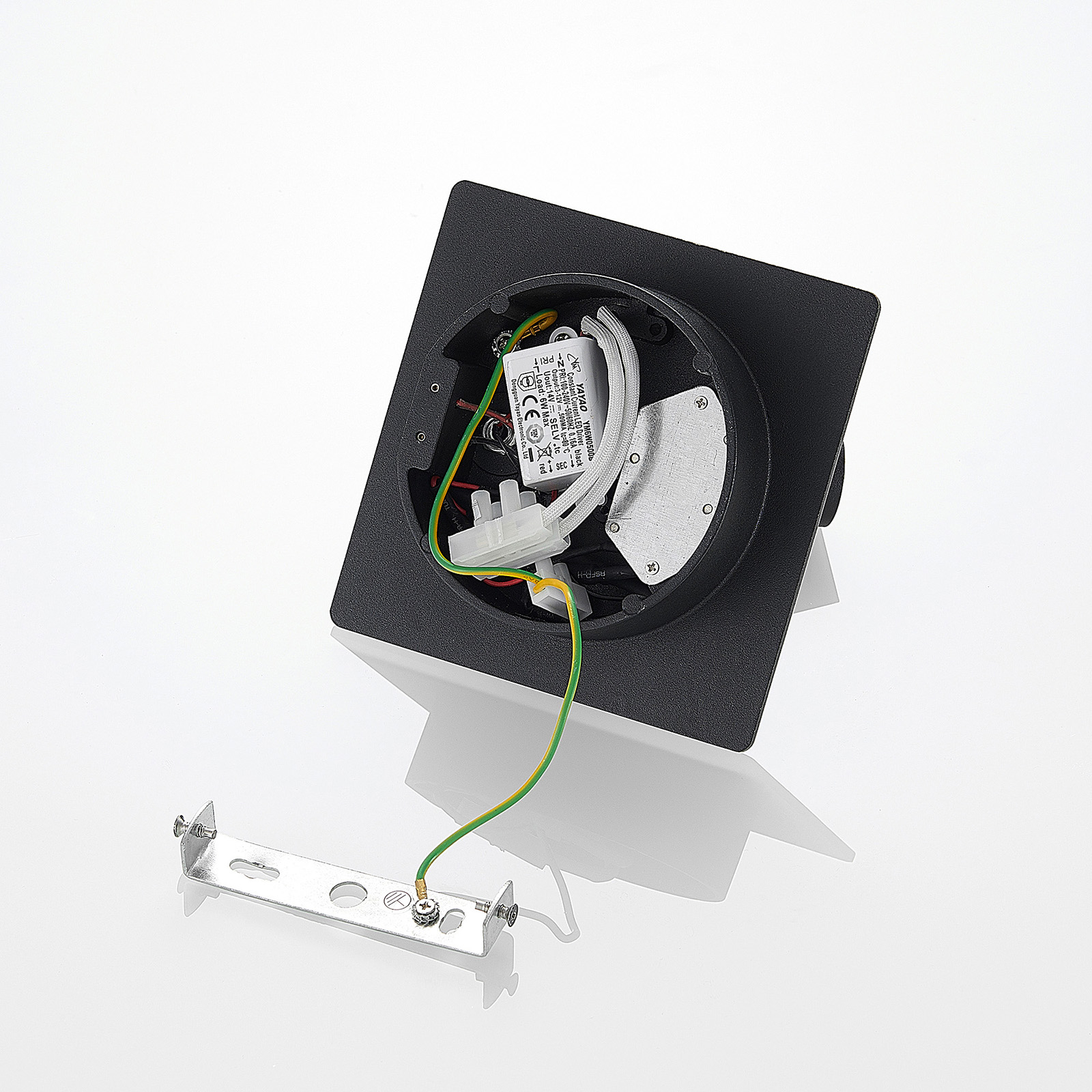 Magya LED 2 SquareWall Lamp Black - Lucande