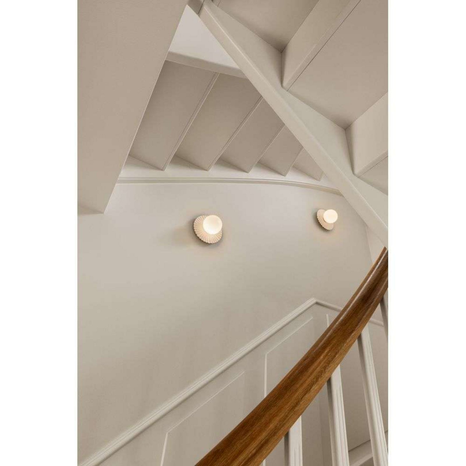 Applique murale Nuura Liila Muuse, Ø 20 cm IP44, blanc/opale