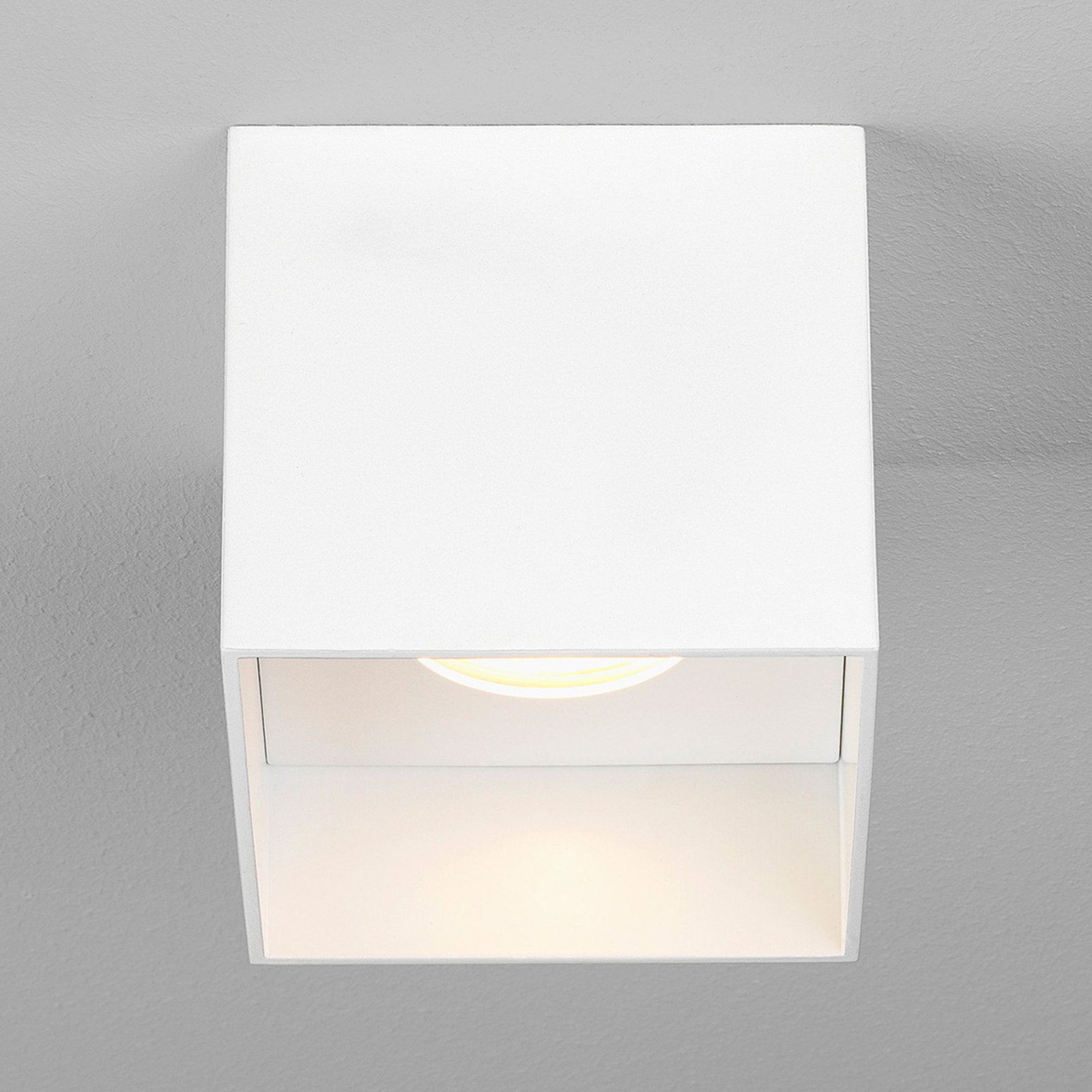 Astro Osca Square LED ceiling light white, for Living / Dining Room, aluminium, 7.8 W, energy efficiency: A, L: 8 cm, W: 8 cm, H: 8 cm
