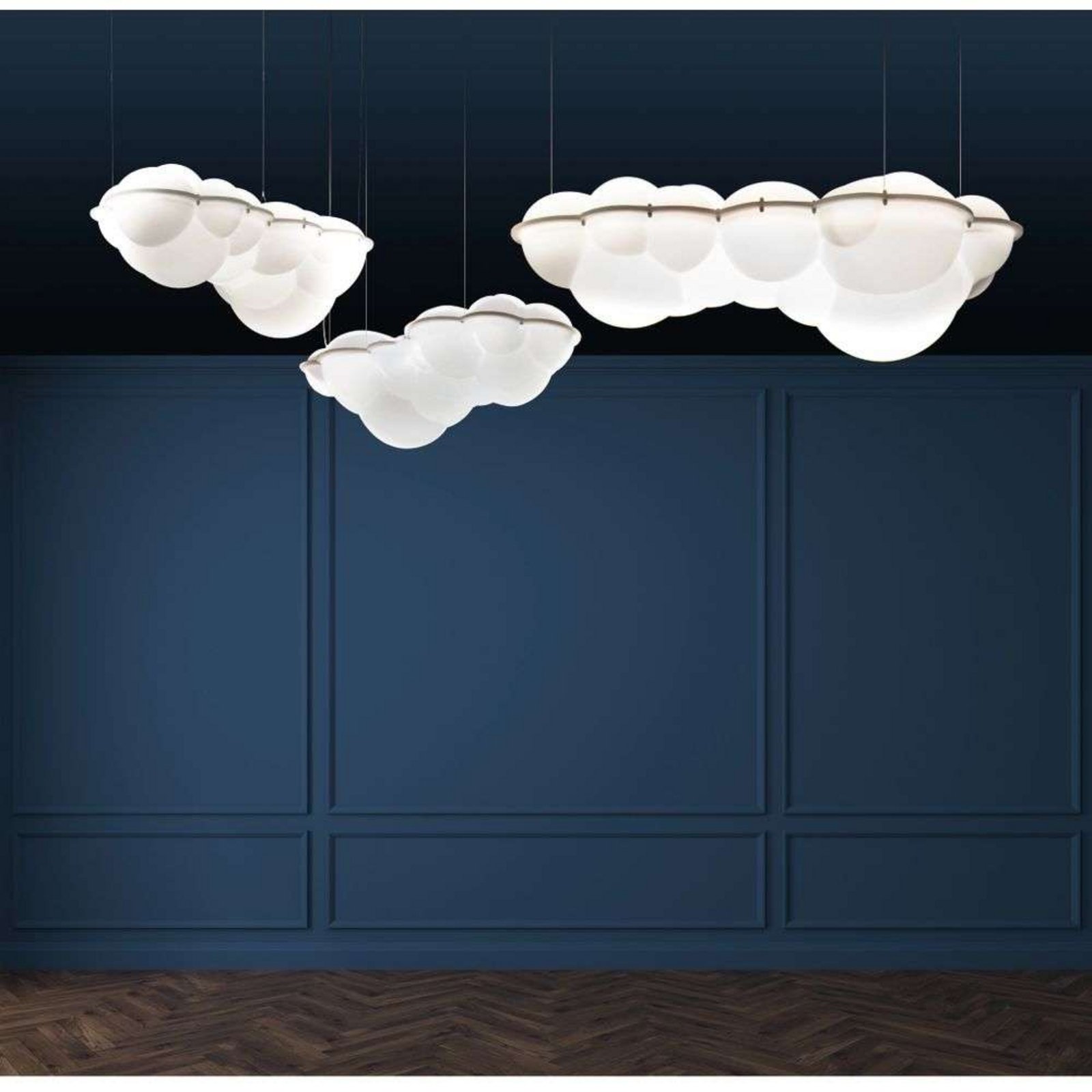 Nuvola LED Candeeiro Suspenso Minor White - Nemo Lighting