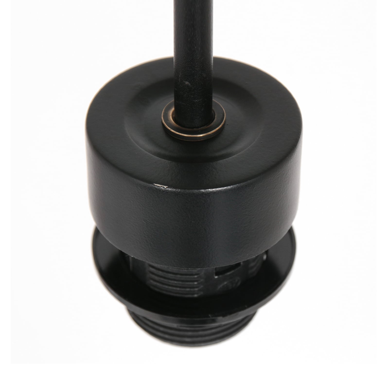 Suspension Sparkled Light, noir/bambou naturel, Ø 20 cm