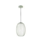 Richi vanjska viseća LED svjetiljka, Ø 40 cm, zelena, dimabilna, IP44, metal -