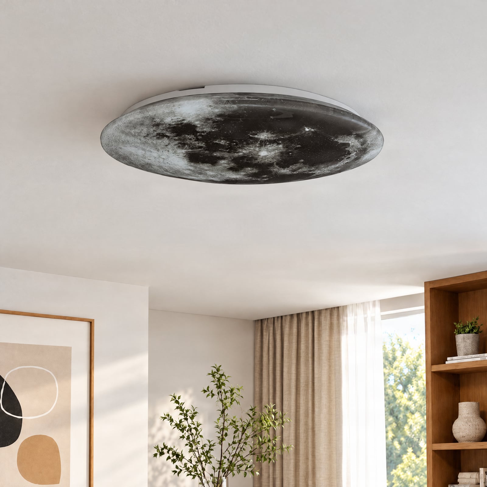 LED-Deckenleuchte Lunar mit Fernbedienung 60cm LED-Deckenleuchte Lunar mit Fernbedienung 60cm