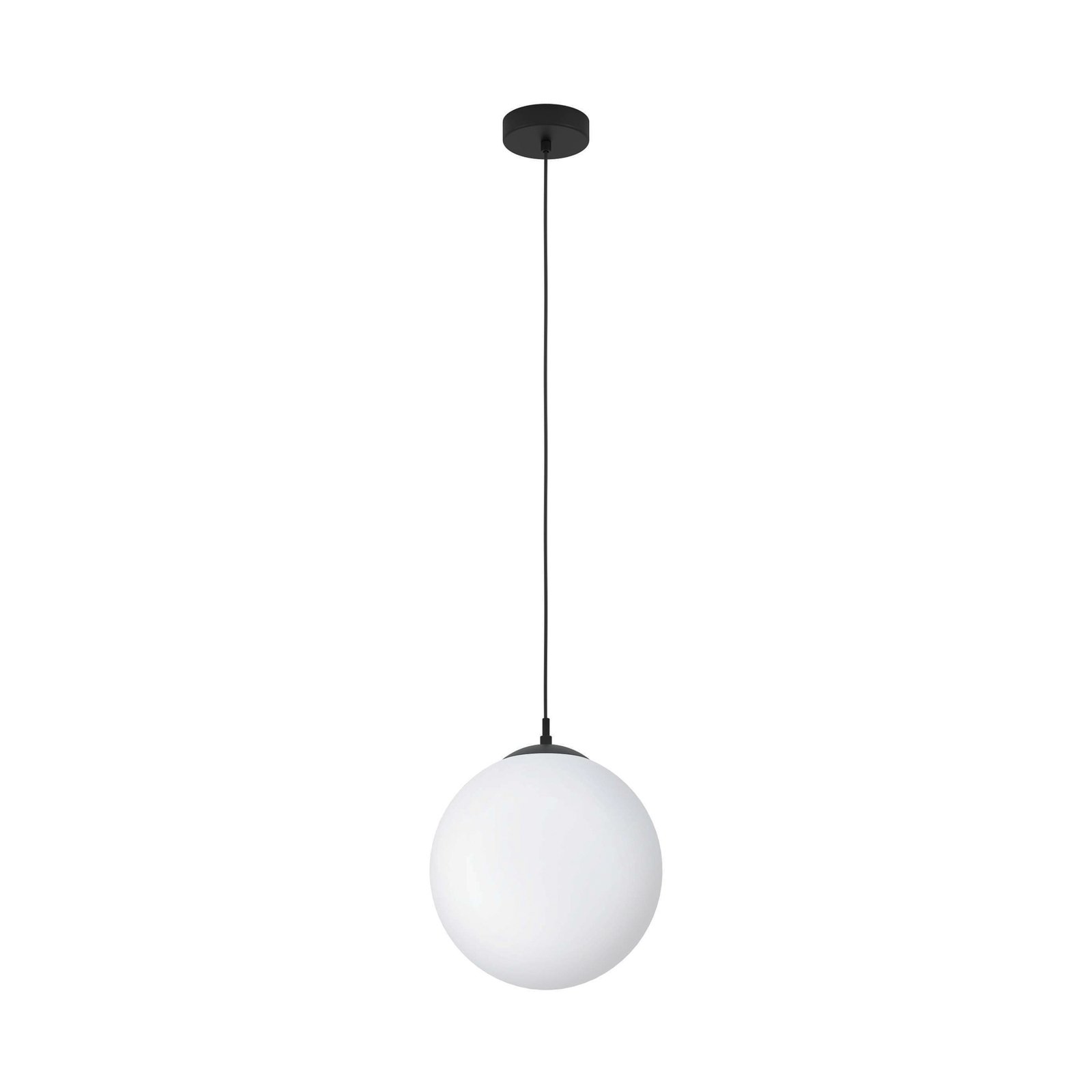 Lógó világítás lámpa Rondo 3, Ø 30 cm, fekete