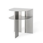 Rand sidebord, sandfarget, 48 cm, stål – New Works