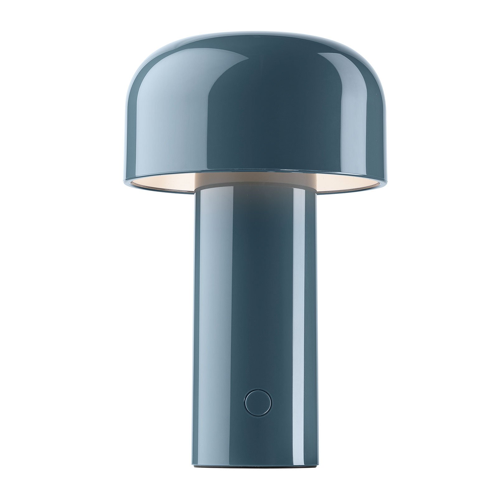 FLOS Bellhop lámpara mesa LED, azul gris