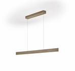 Lampada a sospensione Fara LED, su/giù, lunghezza 132 cm, bronzo