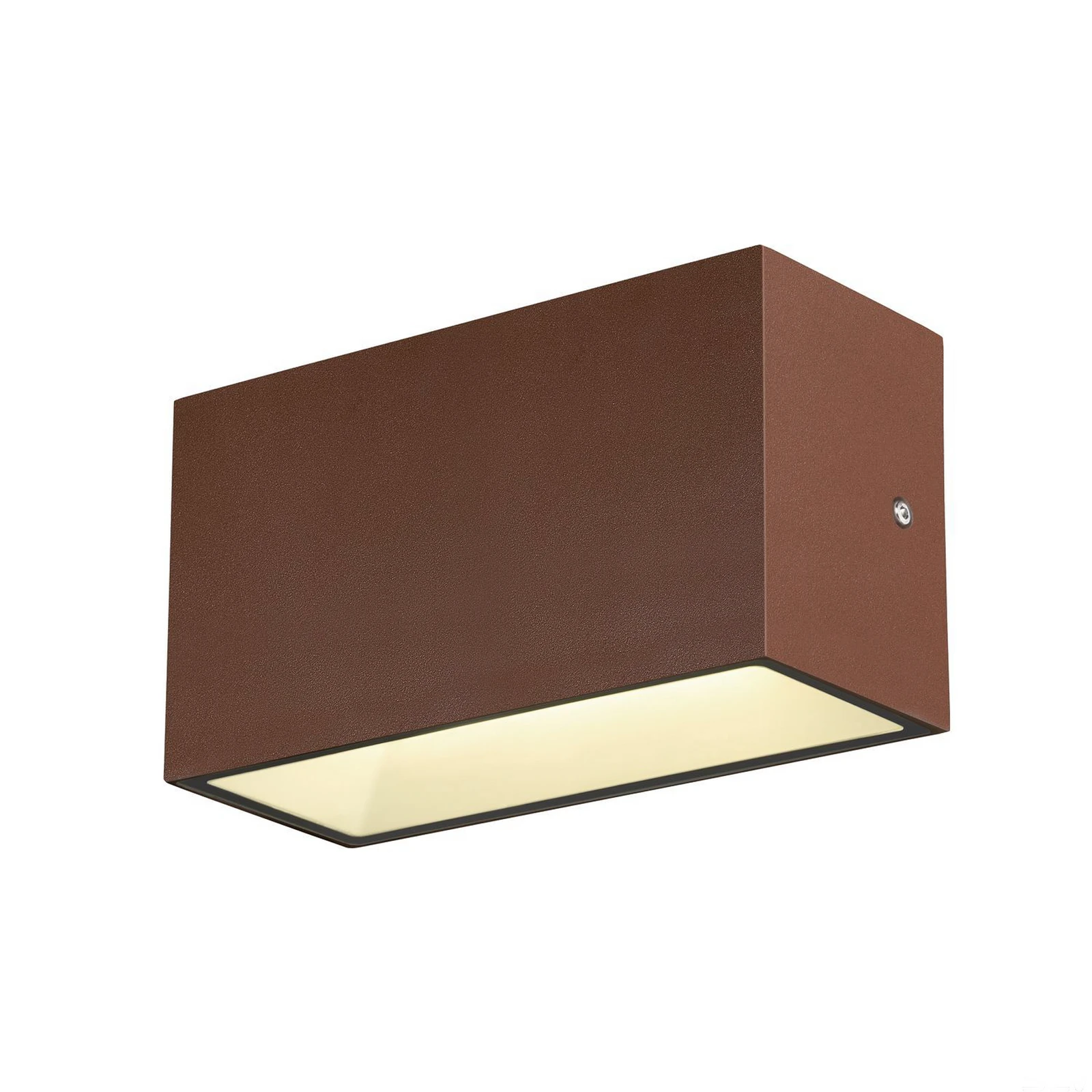 SLV "Sitra" LED lauko sieninis šviestuvas aukštyn/žemyn 20 cm rūdžių