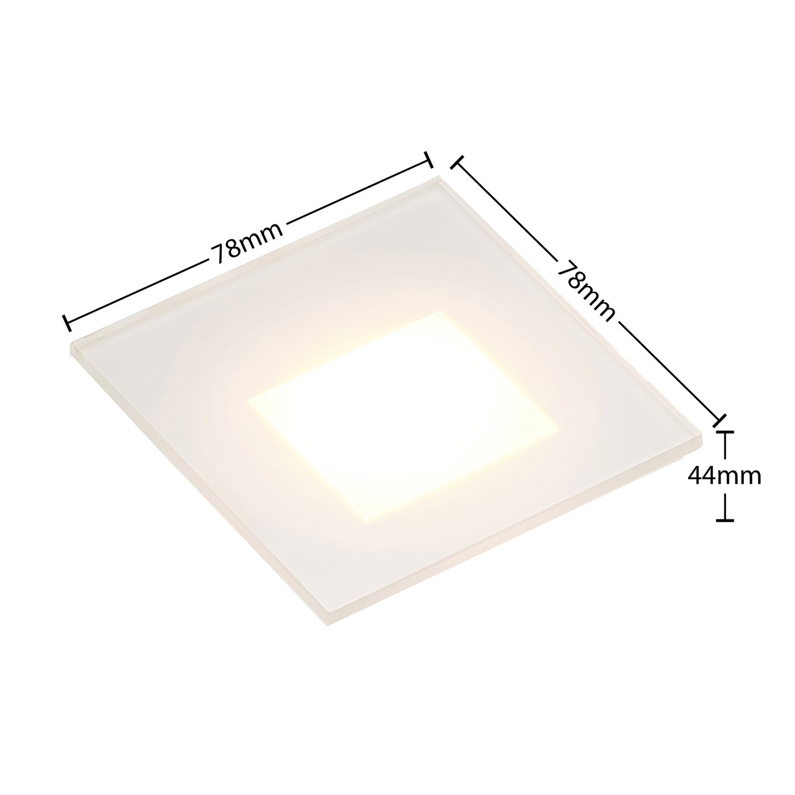 Arcchio Vexi LED-Einbaulampe CCT weiß 7,8 cm