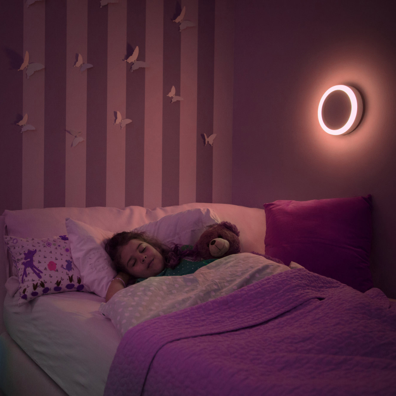 LEDVANCE LED Colour+white round wall lamp