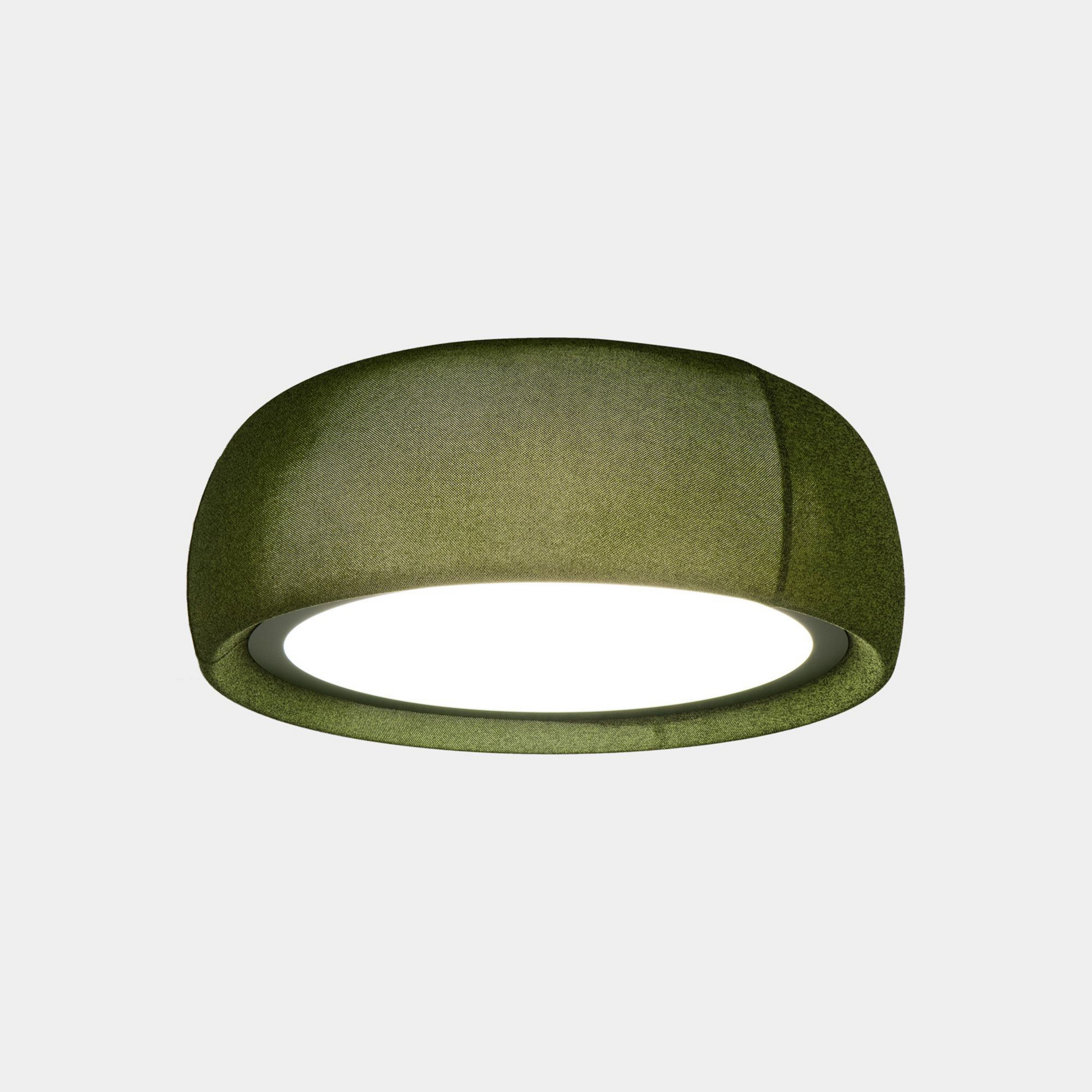 LEDS-C4 LED laevalgusti Gong, roheline, 2700 K, Ø 61,2 cm