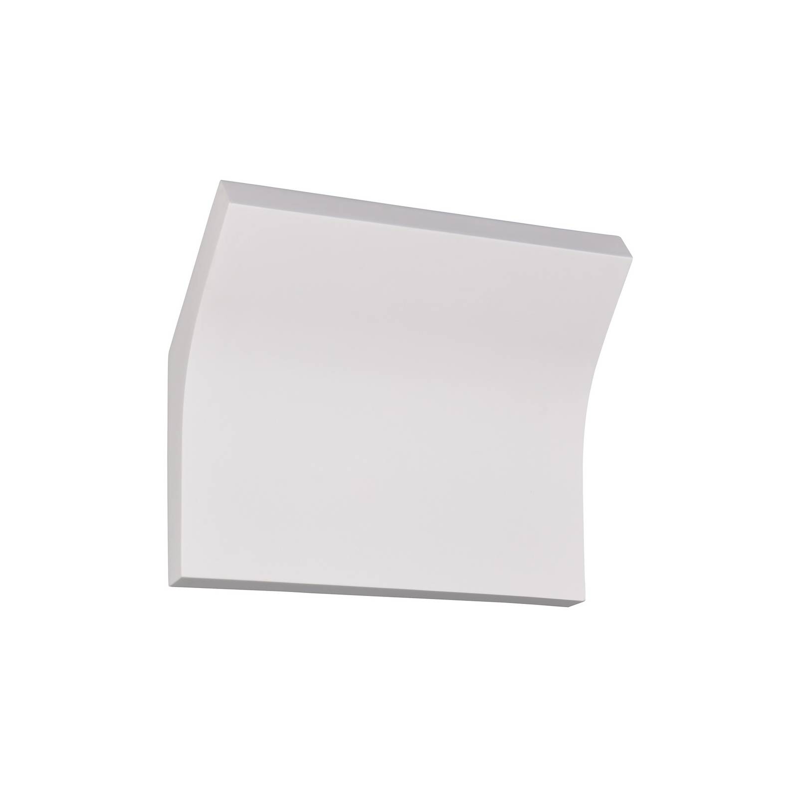 Wandleuchte Vanjura, weiß, Breite 24 cm, Gips