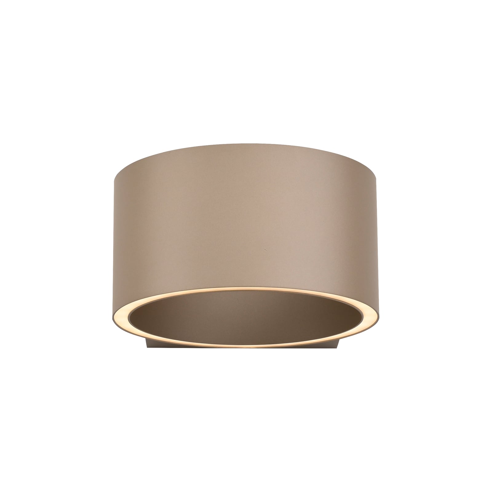 Clipse LED-Wandleuchte, bronce, Aluminium, Ø 15 cm - PURE Clipse LED-Wandleuchte, bronce, Aluminium, Ø 15 cm - PURE