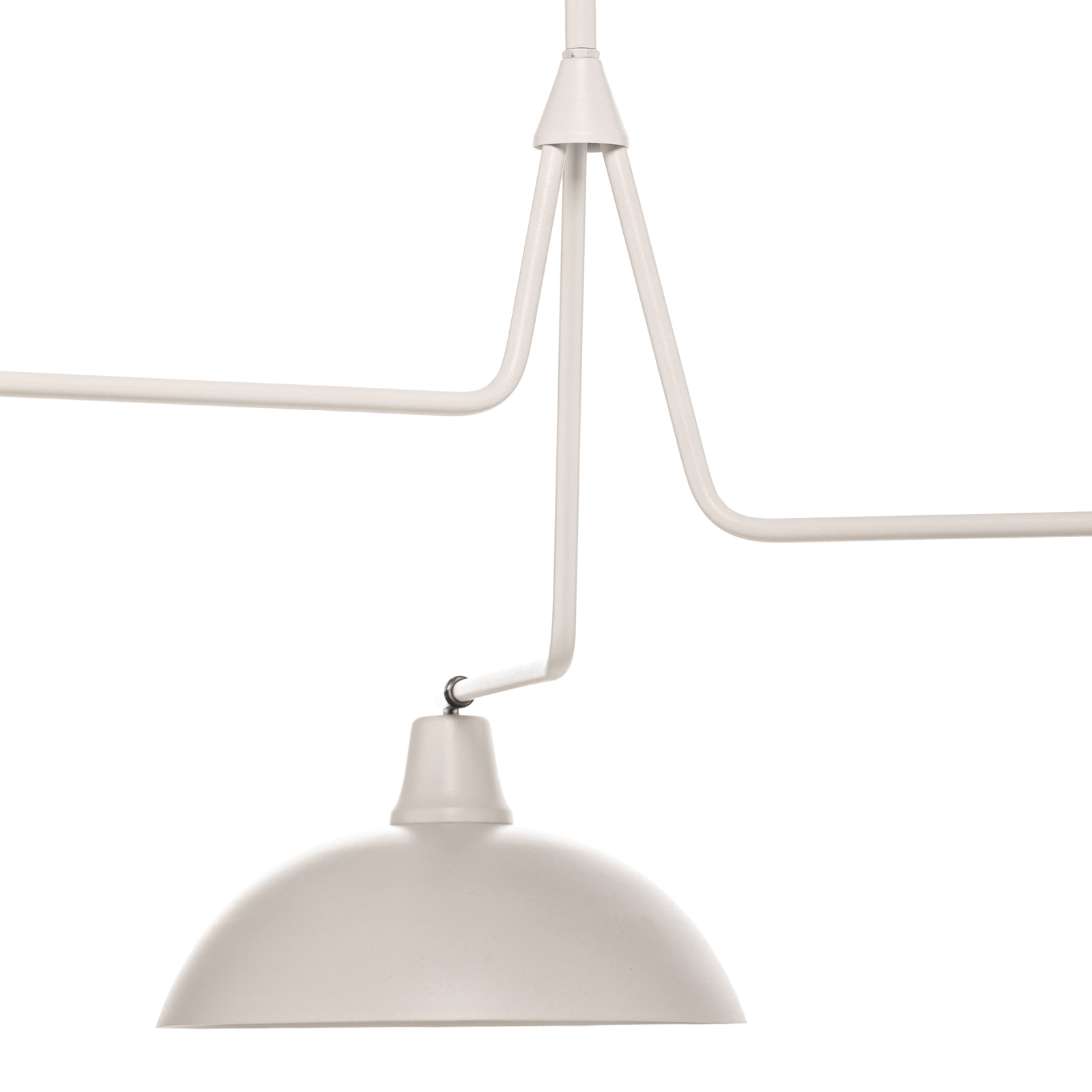 1036 hanging light, 3-bulb, white
