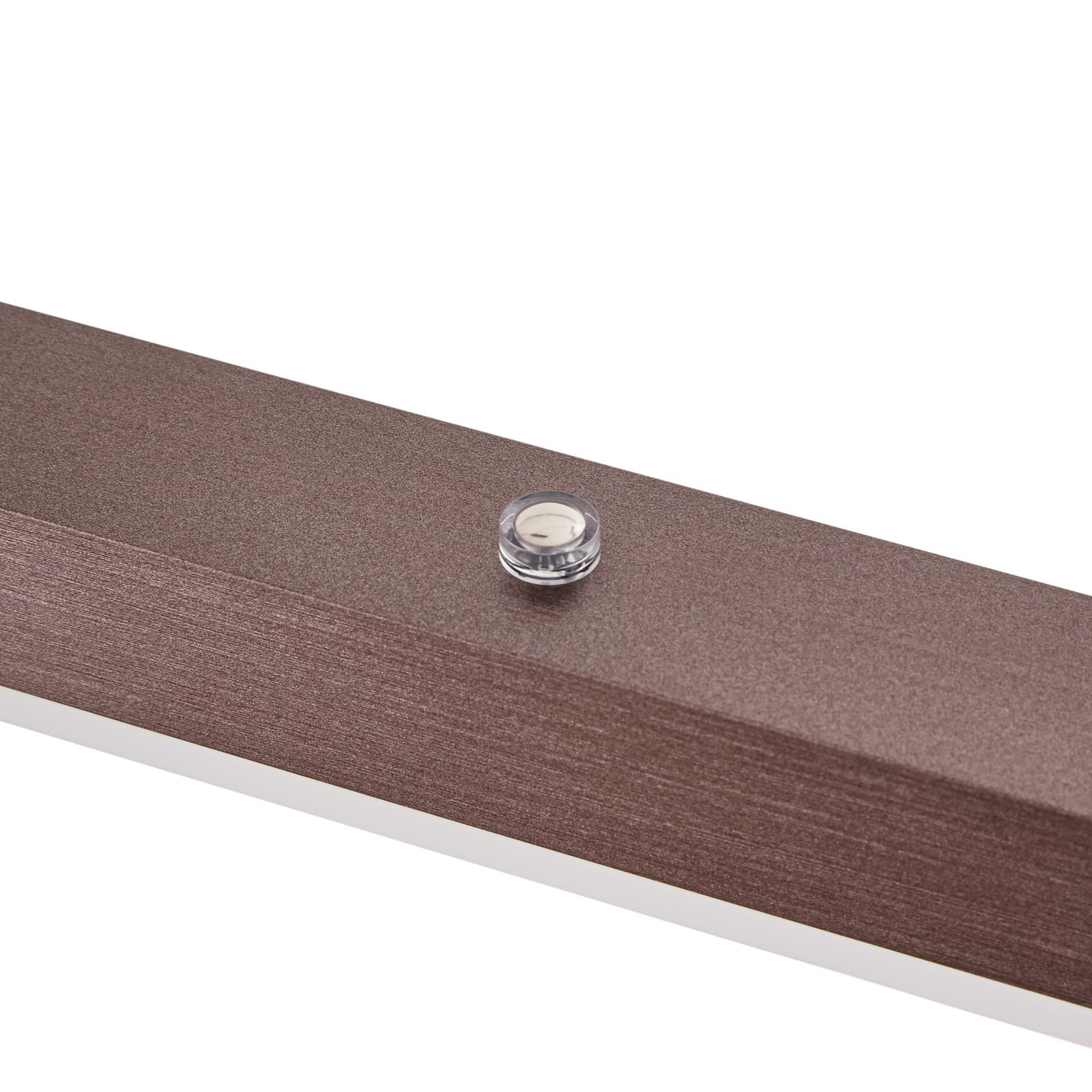 Suspension LED Solvar, 117 cm, marron, CCT, à intensité variable - Lucande