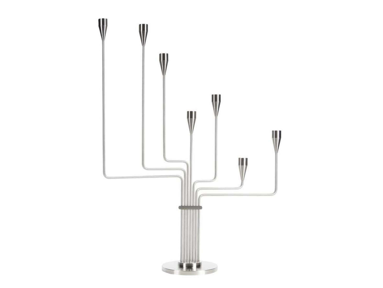 Karlsvognen Ljusstake H63 Stainless Steel - Piet Hein