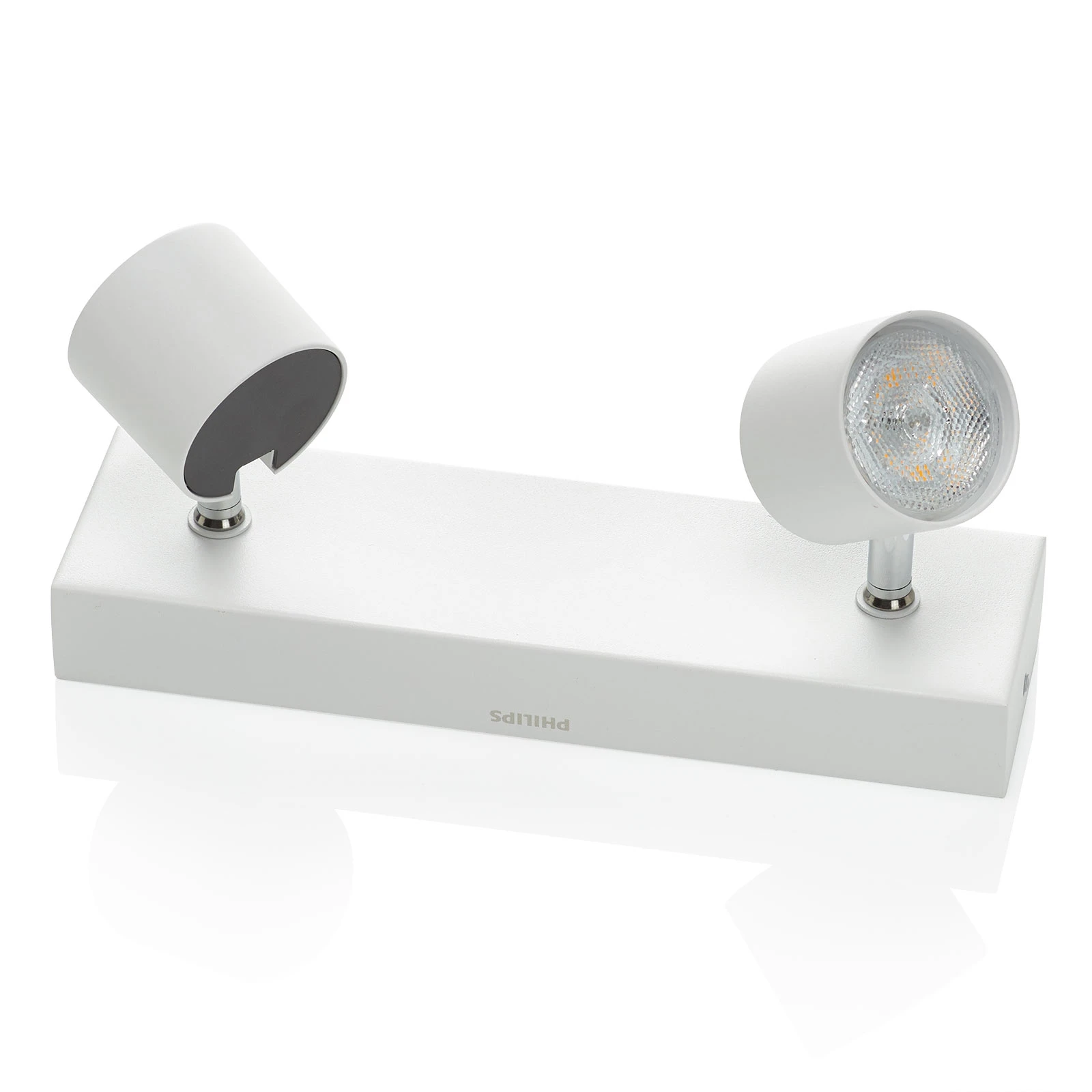 Philips Star LED reflektor bijeli s 2 žarulje. WarmGlow
