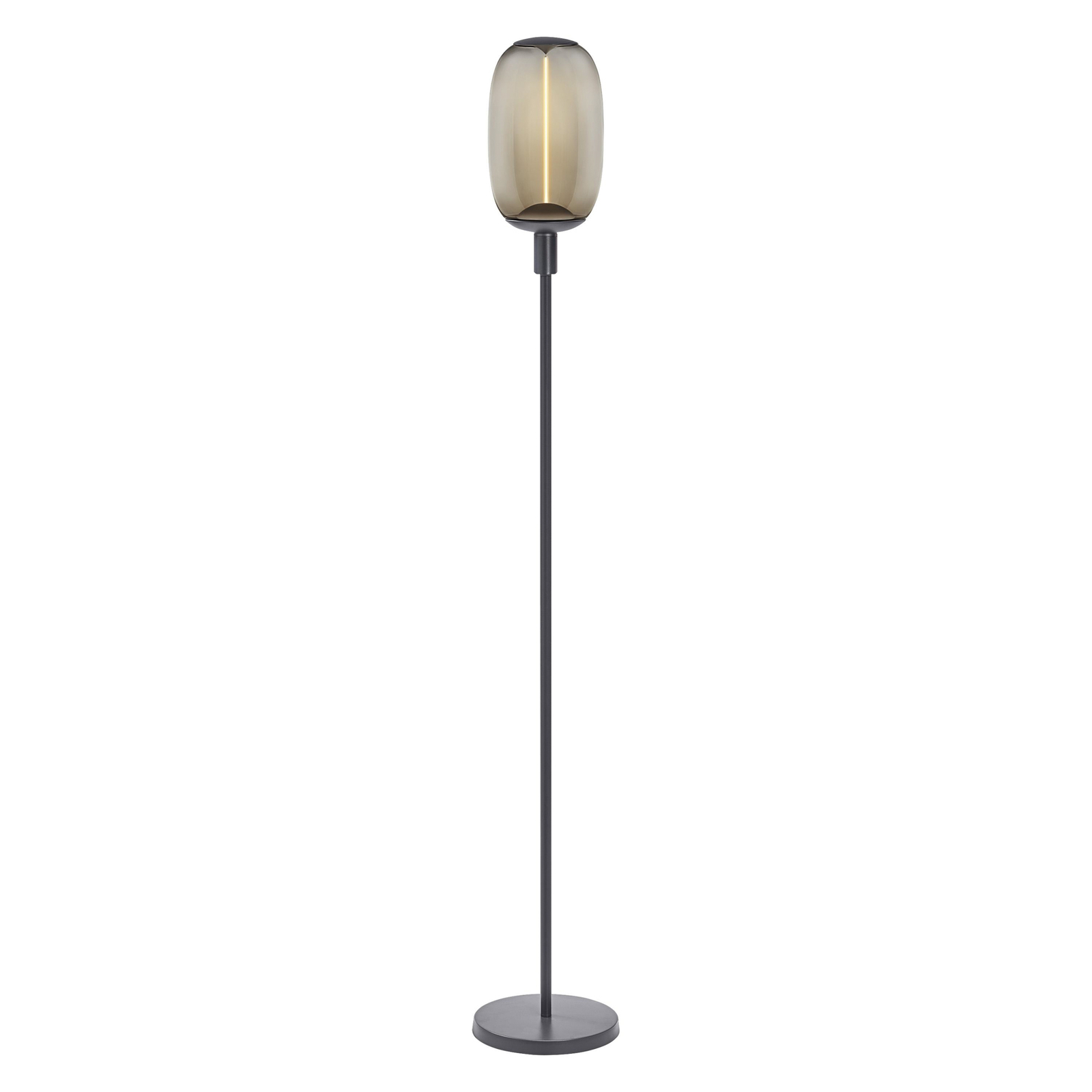 LEDVANCE lámpara de pie Decor Stick E27, altura 146cm, gris oscuro