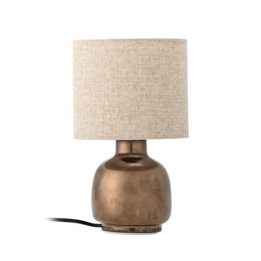 Agni bordslampa, brons, höjd 26 cm, keramik – Bloomingville