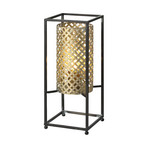 Petrolio table lamp, black / gold