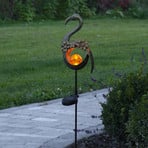 Melilla Bird LED solar light, flamingo shape