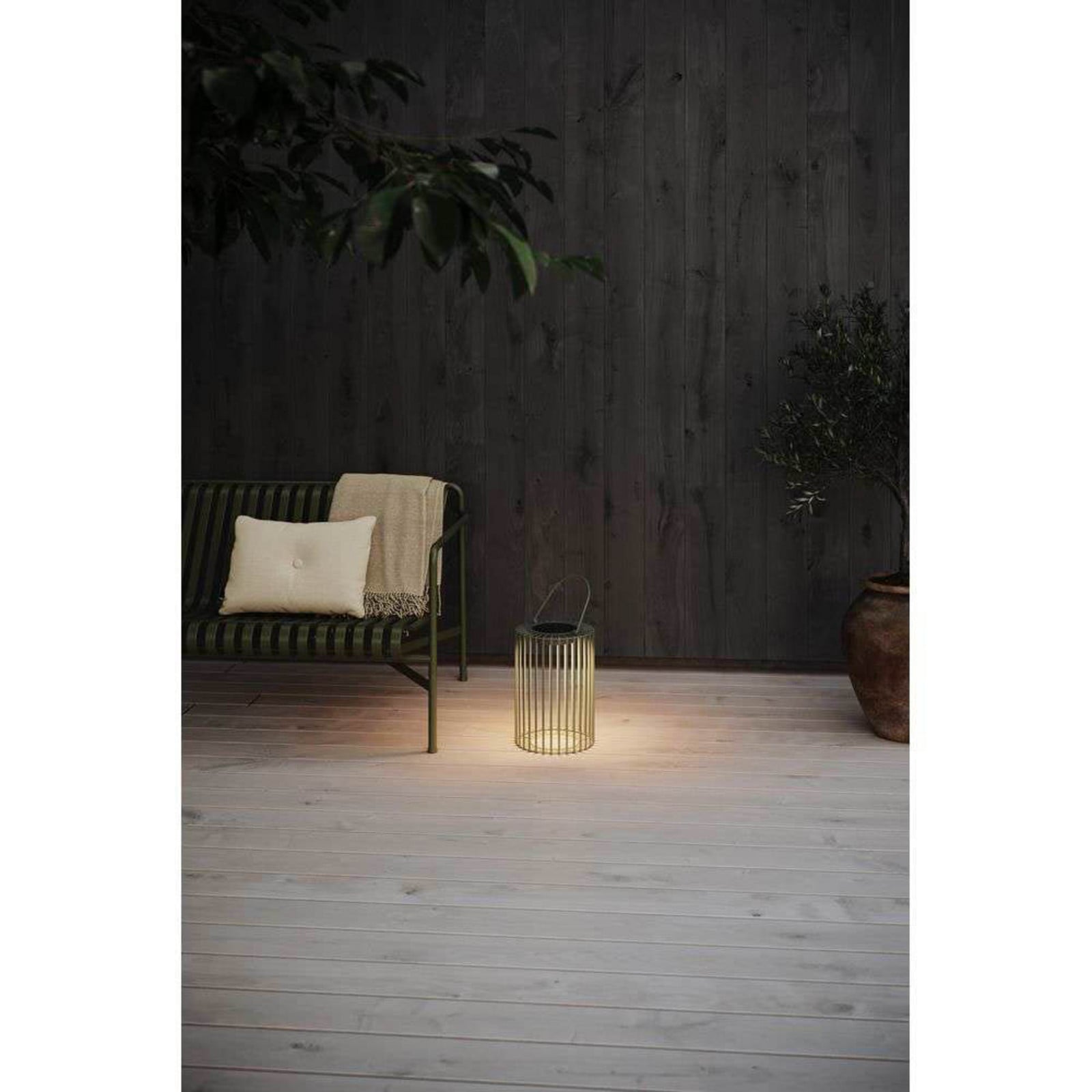 Cavia Solar Udendørs Lantern IP44 Green Markslöjd - Terrasse - Metal - Lanterne