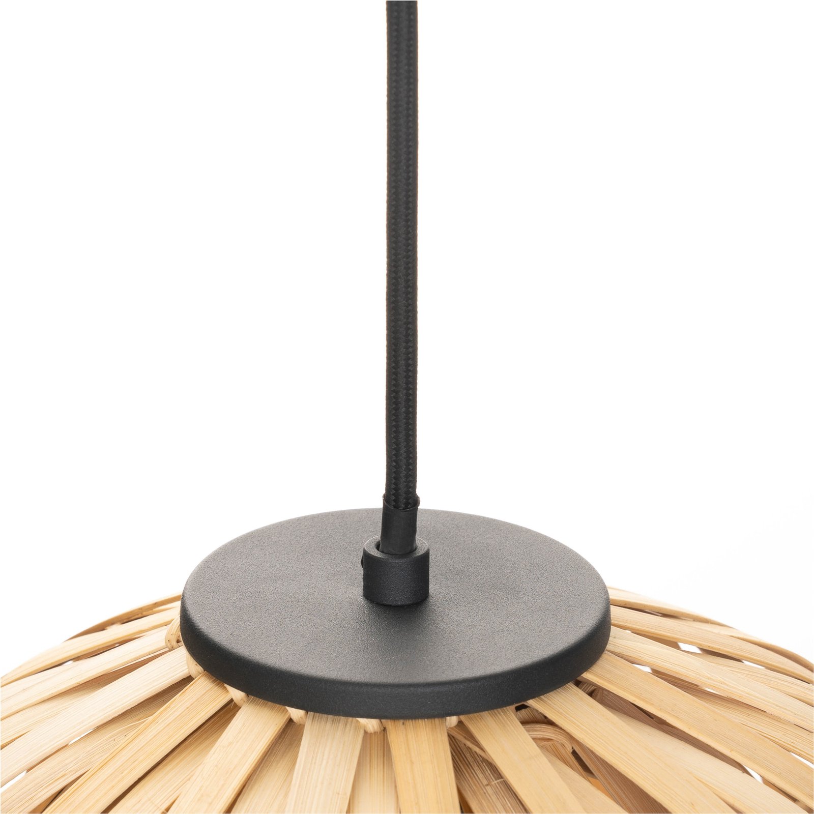 Lindby Dabila pendant light bamboo Ø 30 cm