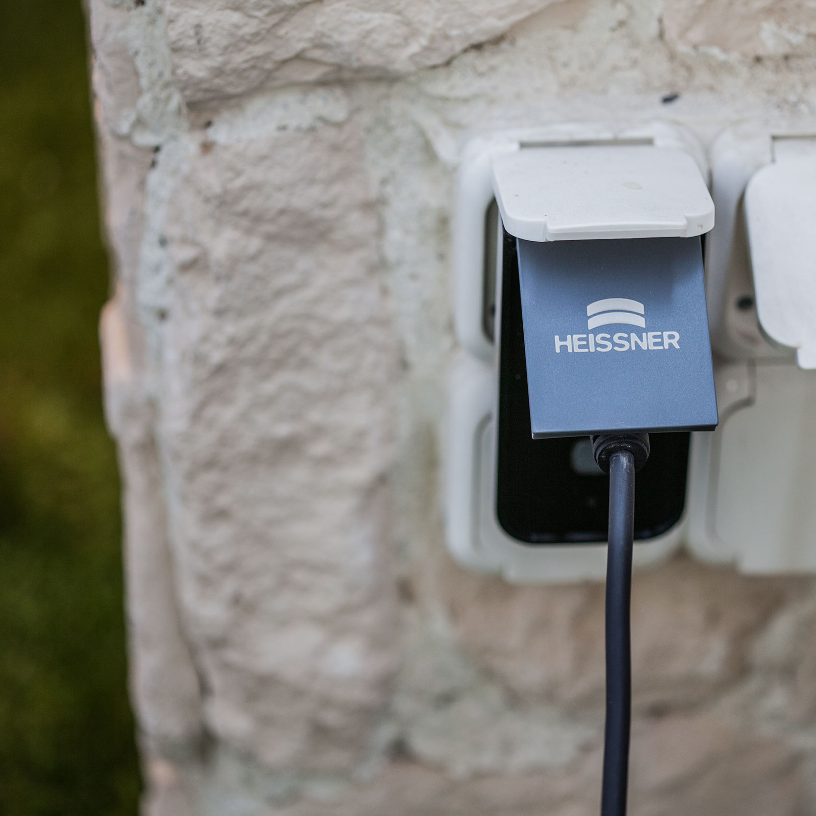 Heissner Smart Plug, app-styrbar - Sort
