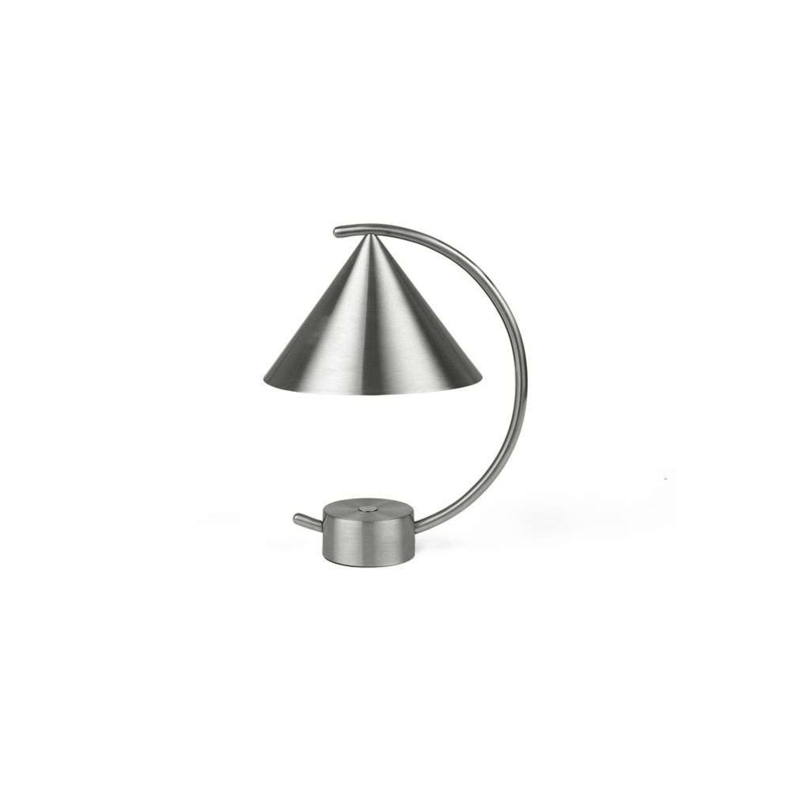 Meridian Portable Stolní Lampa Brushed Steel - Ferm Living