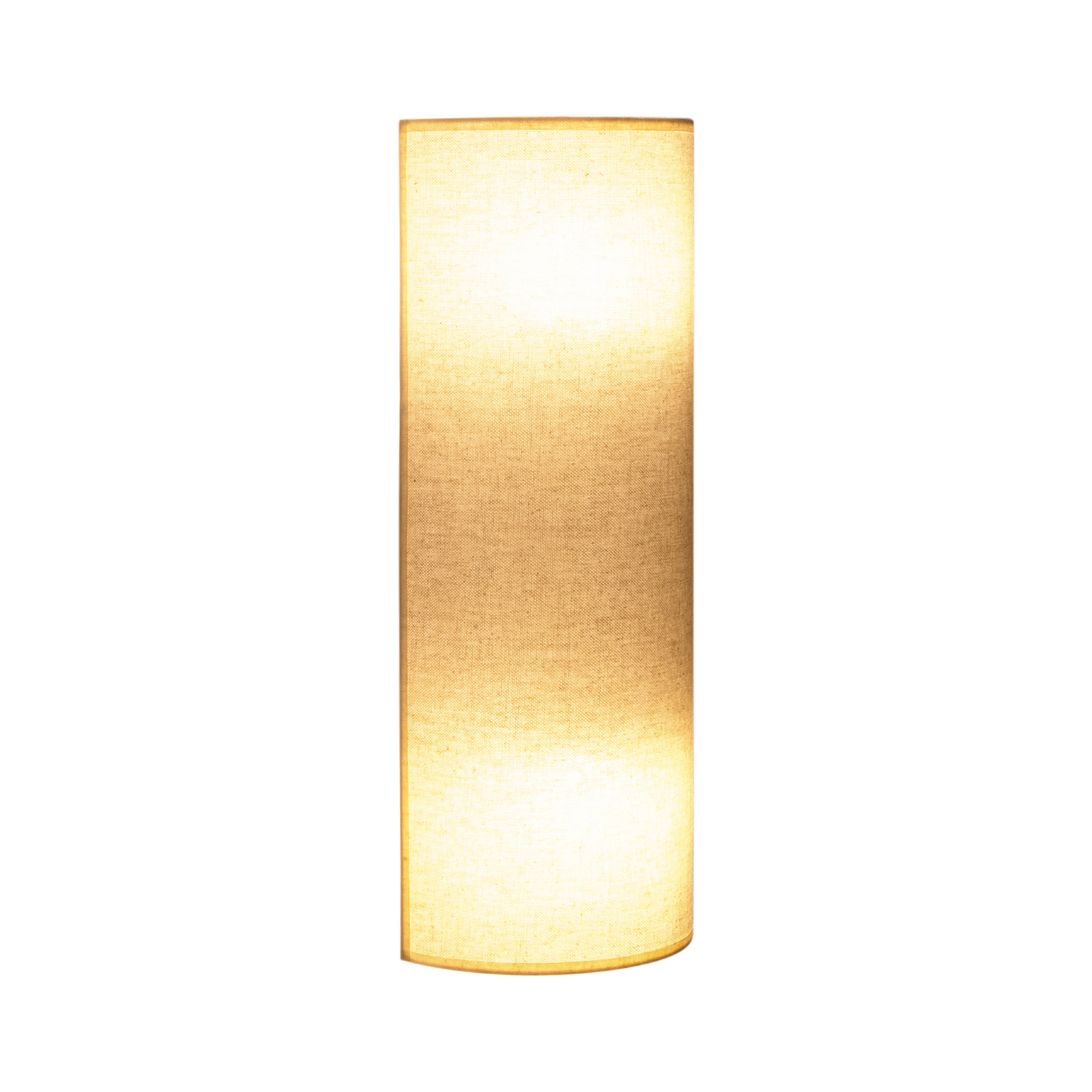 Candeeiro de parede Nature, creme, altura 40 cm, tecido, luz para cima/para Candeeiro de parede Nature, creme, altura 40 cm, tecido, luz para cima/para