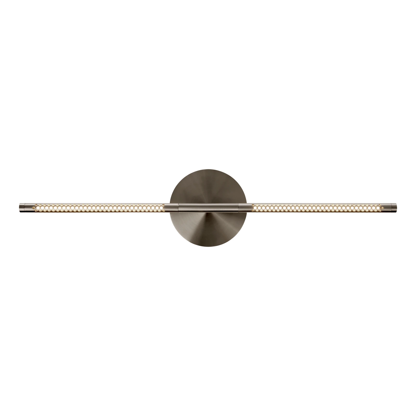 UMAGE Aplique de pared LED Omni, color acero, longitud 74 cm