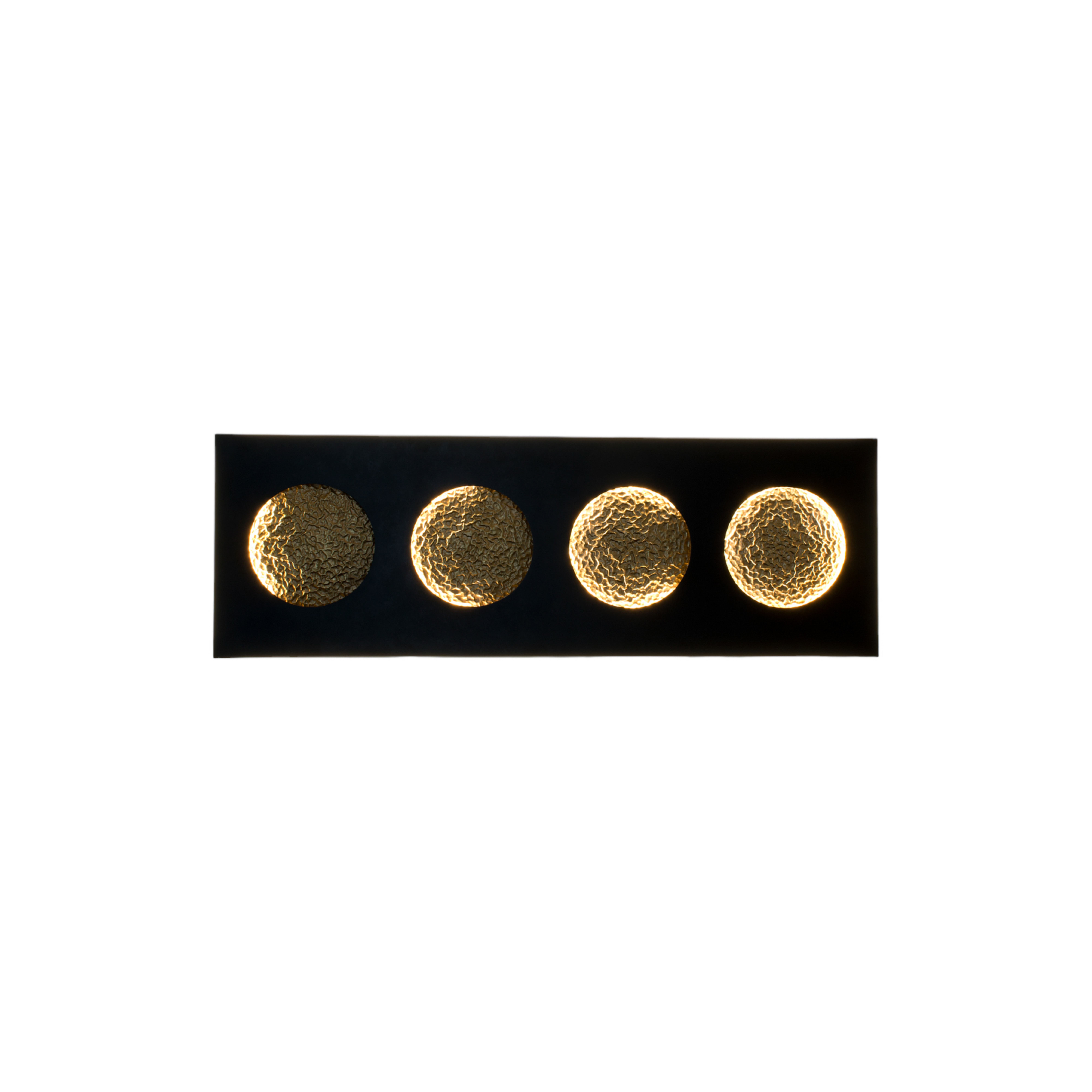 Fasi Della Luna LED осветление за стена, черно/златно