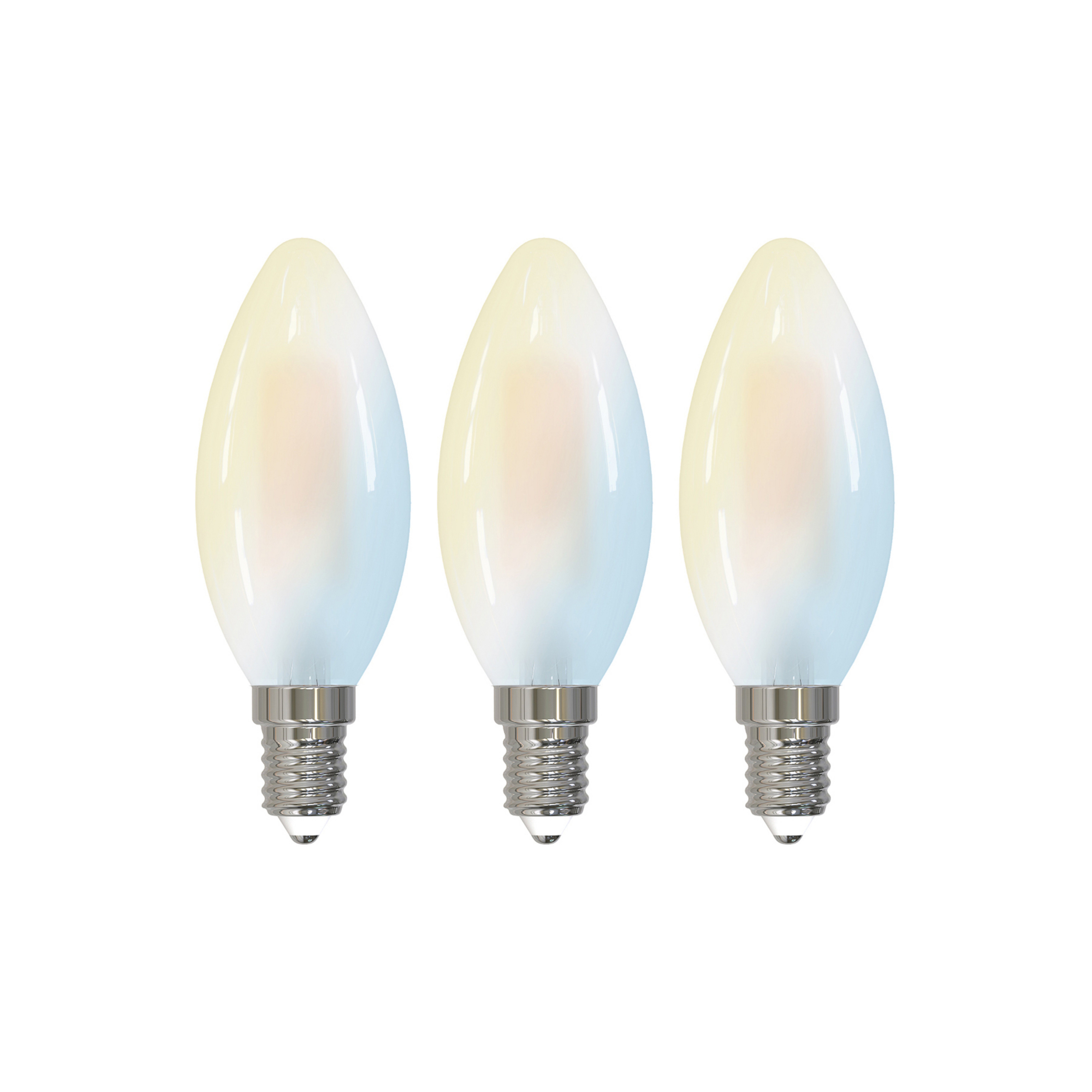 LUUMR Smart LED cseppes lámpa 3 db E14 4.2W CCT világos Tuya