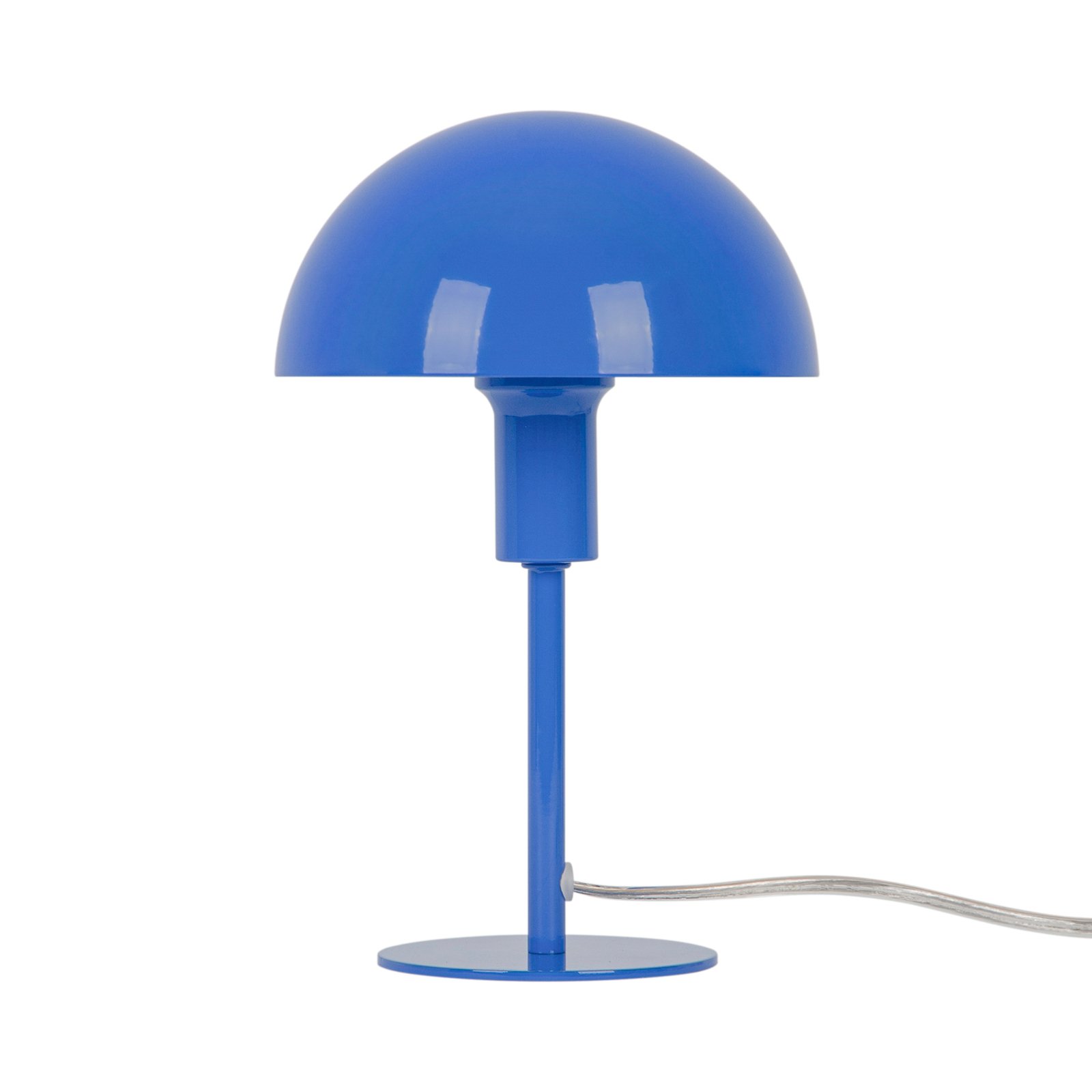 Ellen Mini candeeiro de mesa em metal, azul