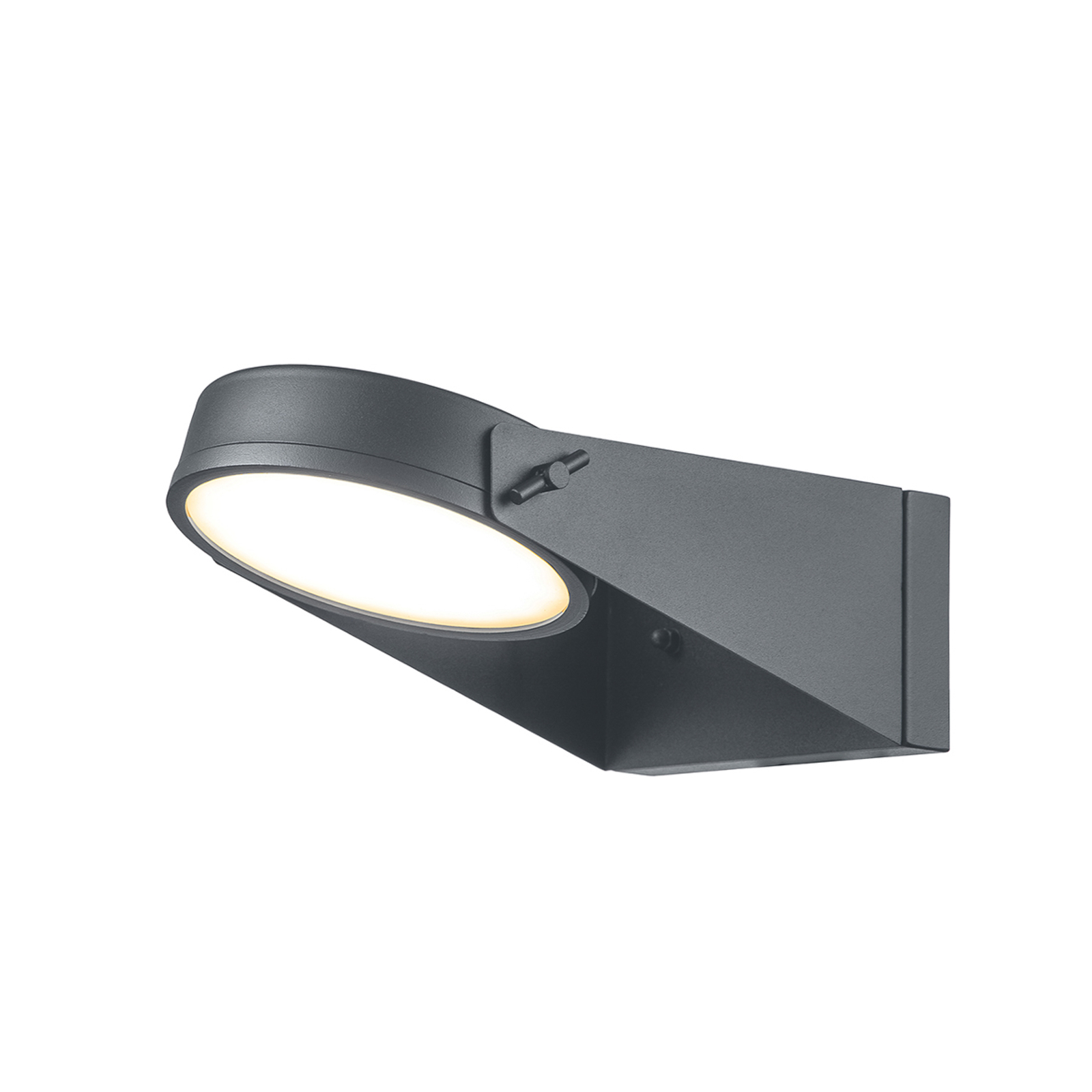 Zola LED outdoor wall light, stainless steel grey