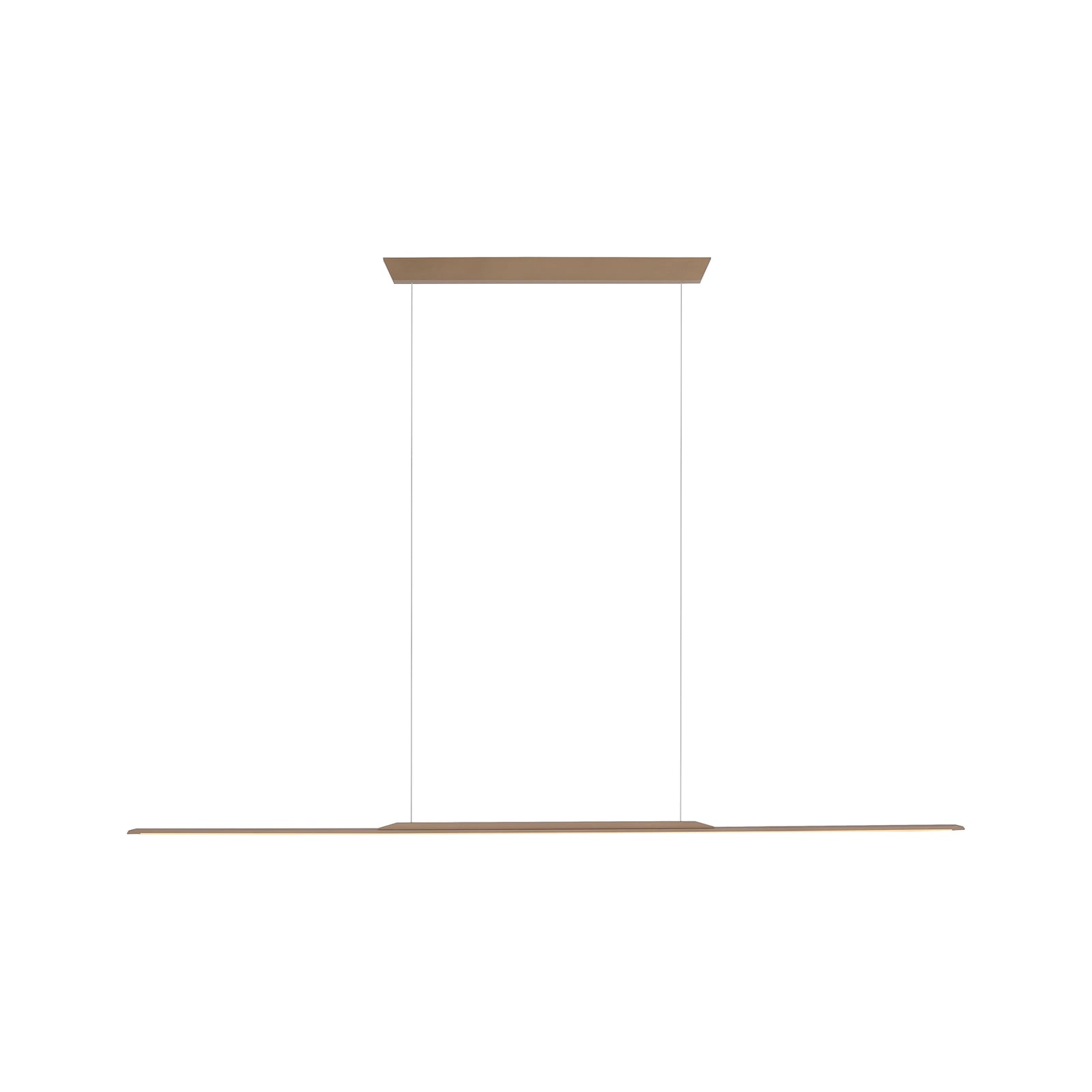 Surface LED-Hängelampe, bronze 160 cm, Alu, 3.000 K - PURE Surface LED-Hängelampe, bronze 160 cm, Alu, 3.000 K - PURE