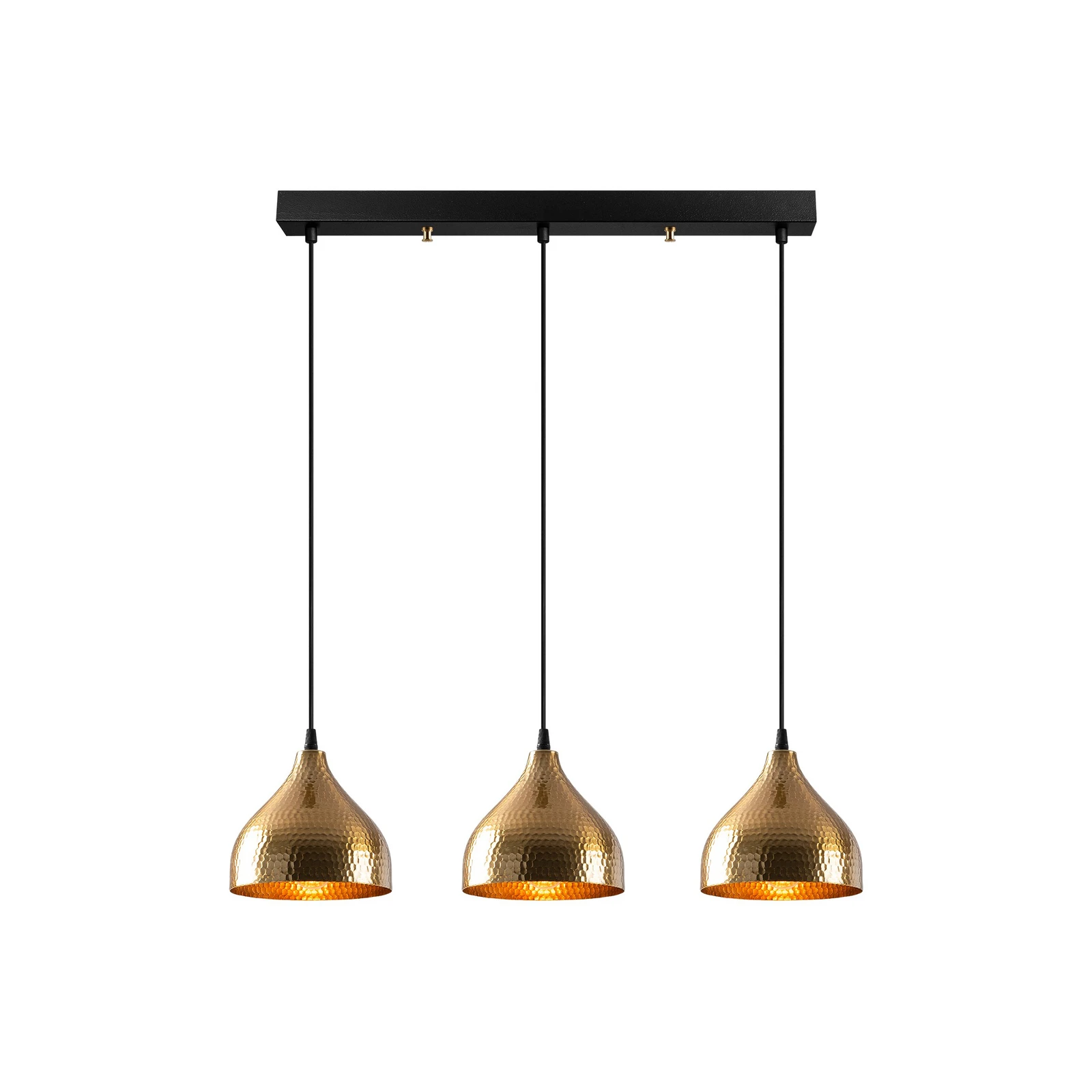 Lampada a sospensione Tattoo 6212 a 3 luci lineare oro