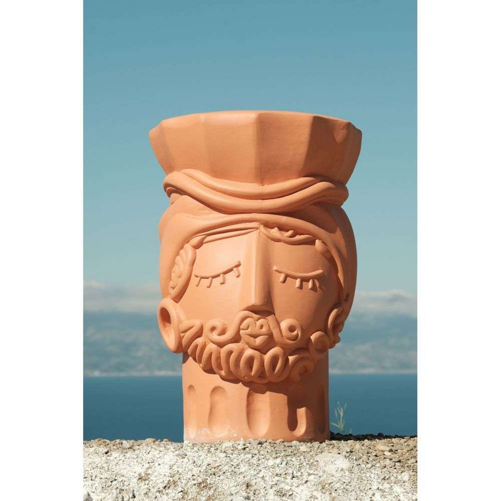 Magna Graecia Man Stool Terracotta - Seletti